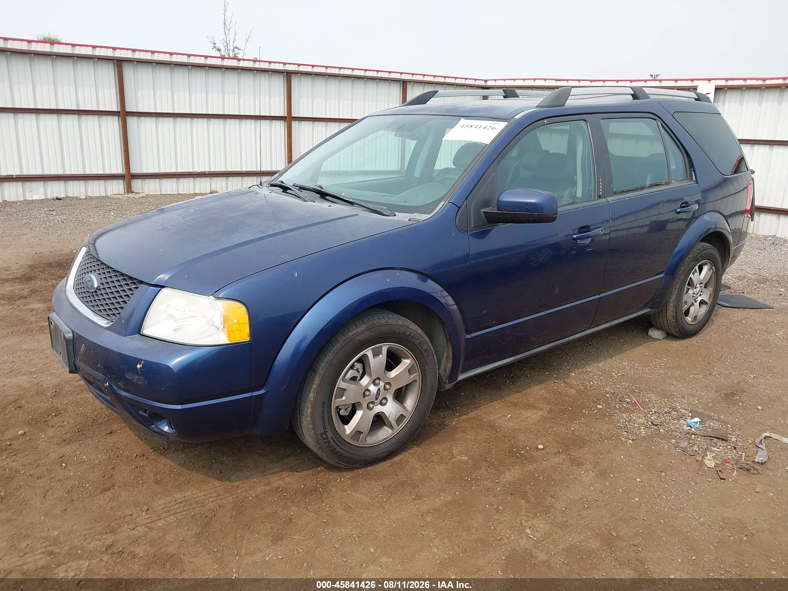 2006 Ford Freestyle Limited Blue vin: 1FMDK031X6GA04505