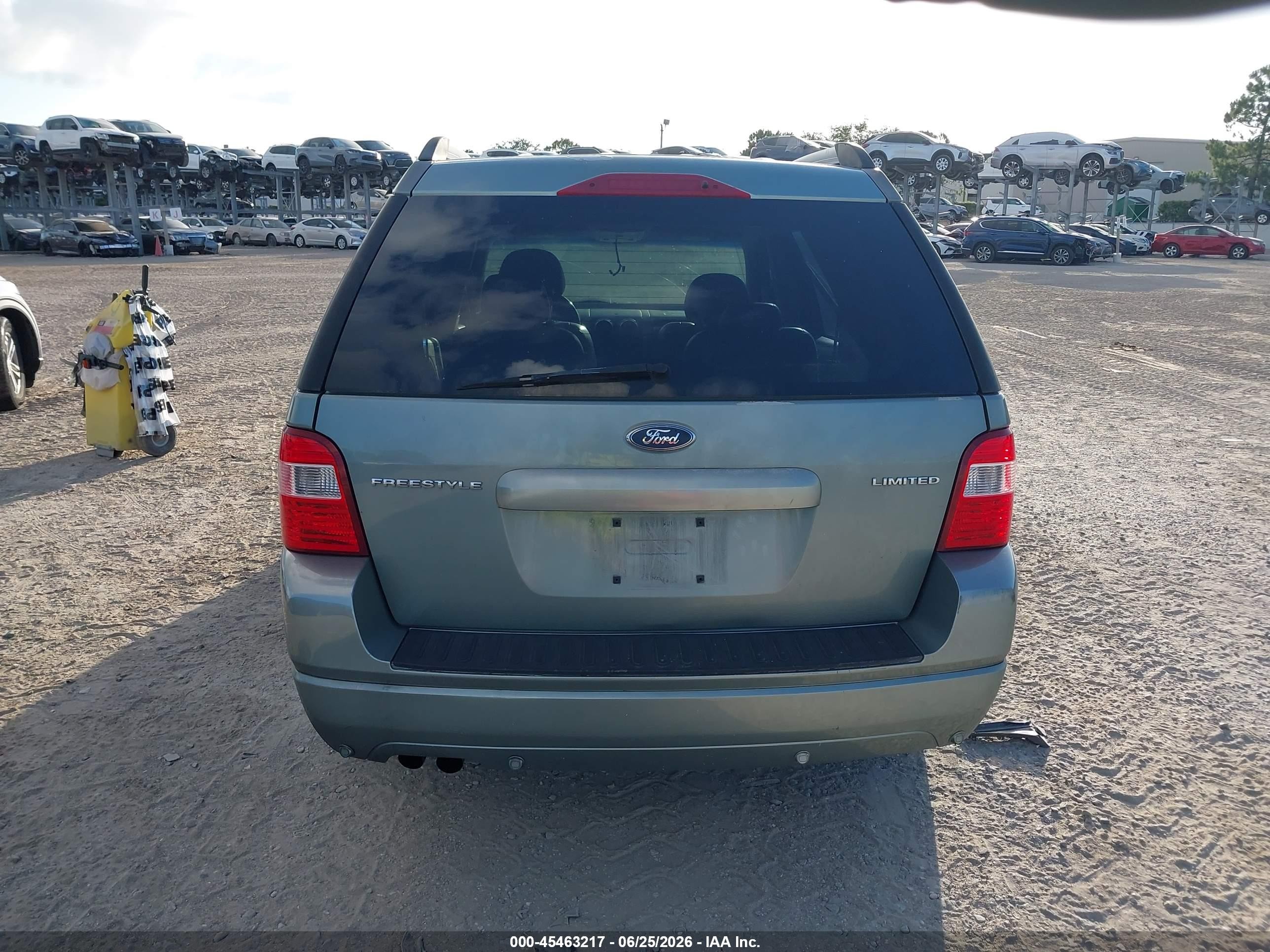 2006 Ford Freestyle Limited Green vin: 1FMDK031X6GA32398