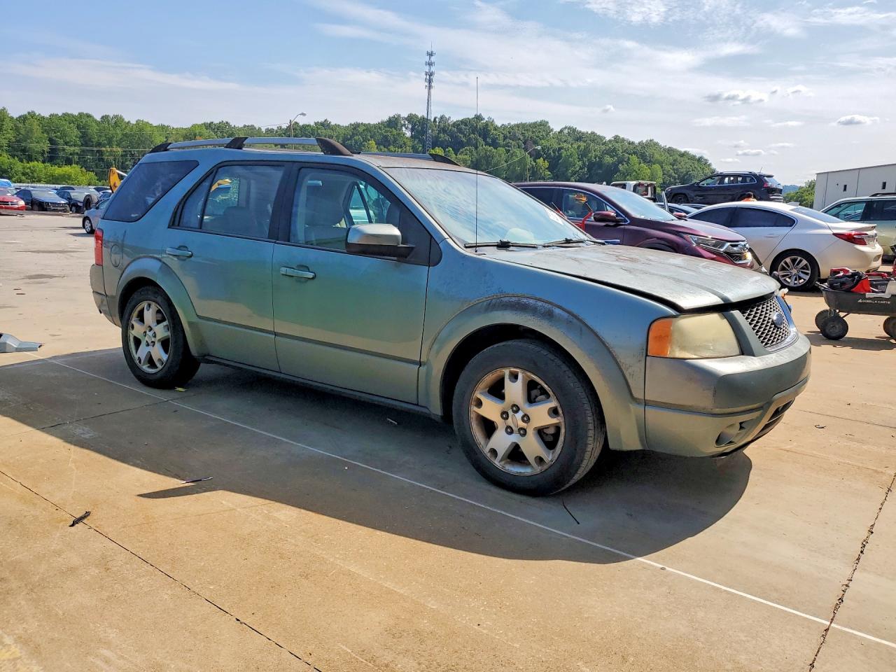 2007 Ford Freestyle Limited Green vin: 1FMDK031X7GA30216