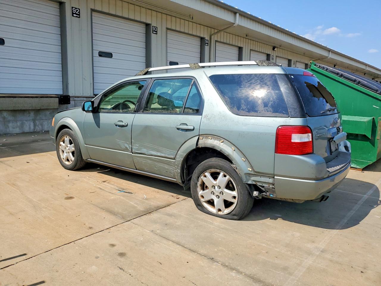 2007 Ford Freestyle Limited Green vin: 1FMDK031X7GA30216