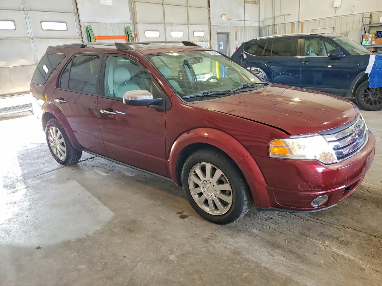 2008 Ford Taurus X Limited Burgundy vin: 1FMDK03W18GA01135