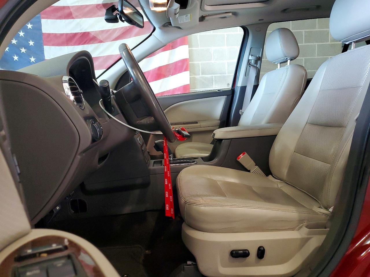 2008 Ford Taurus X Limited Burgundy vin: 1FMDK03W18GA01135