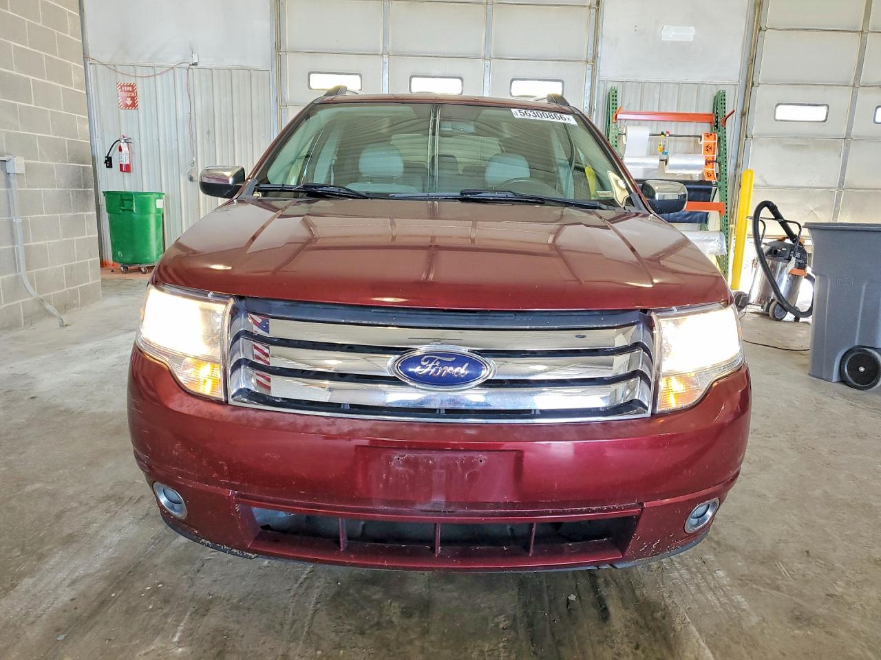 2008 Ford Taurus X Limited Burgundy vin: 1FMDK03W18GA01135