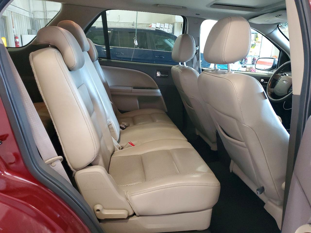2008 Ford Taurus X Limited Burgundy vin: 1FMDK03W18GA01135