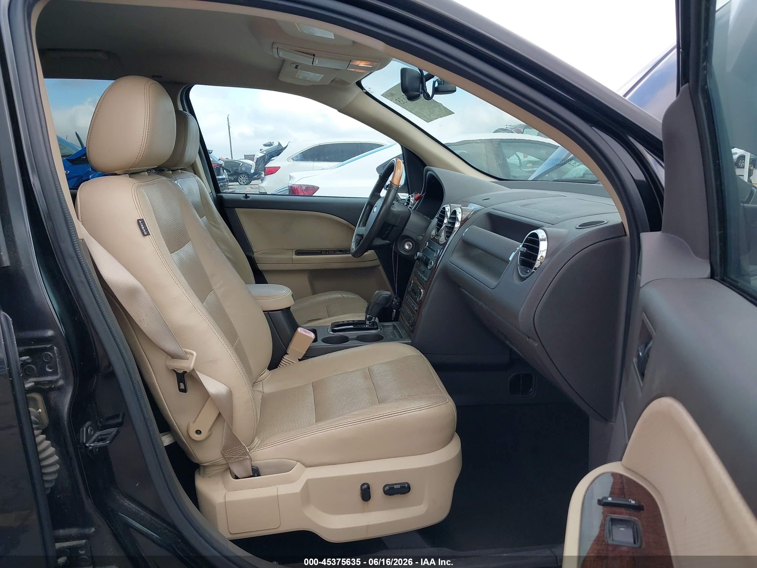 2008 Ford Taurus X Limited Black vin: 1FMDK03W18GA11728