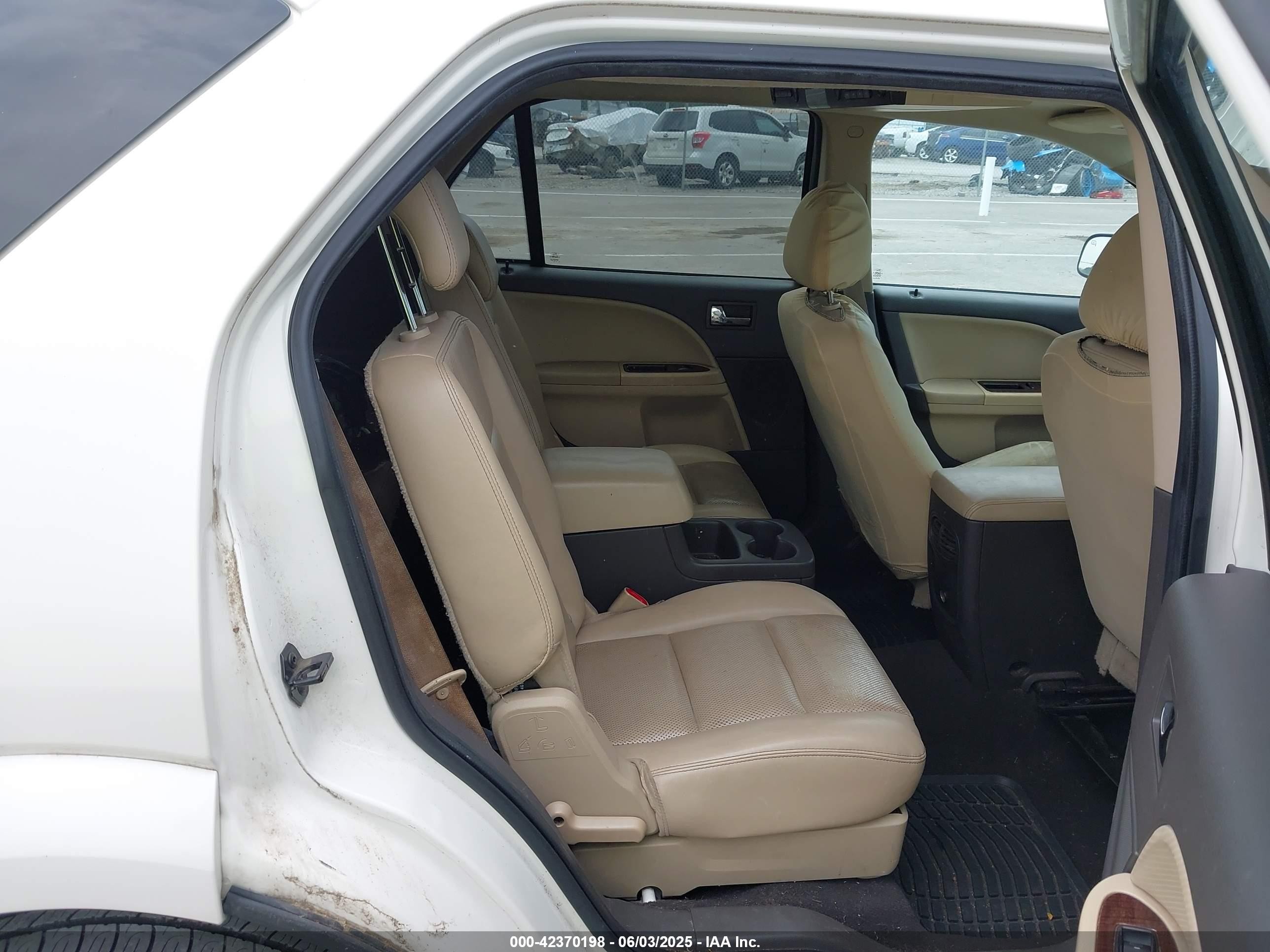 2009 Ford Taurus X Limited White vin: 1FMDK03W29GA02957
