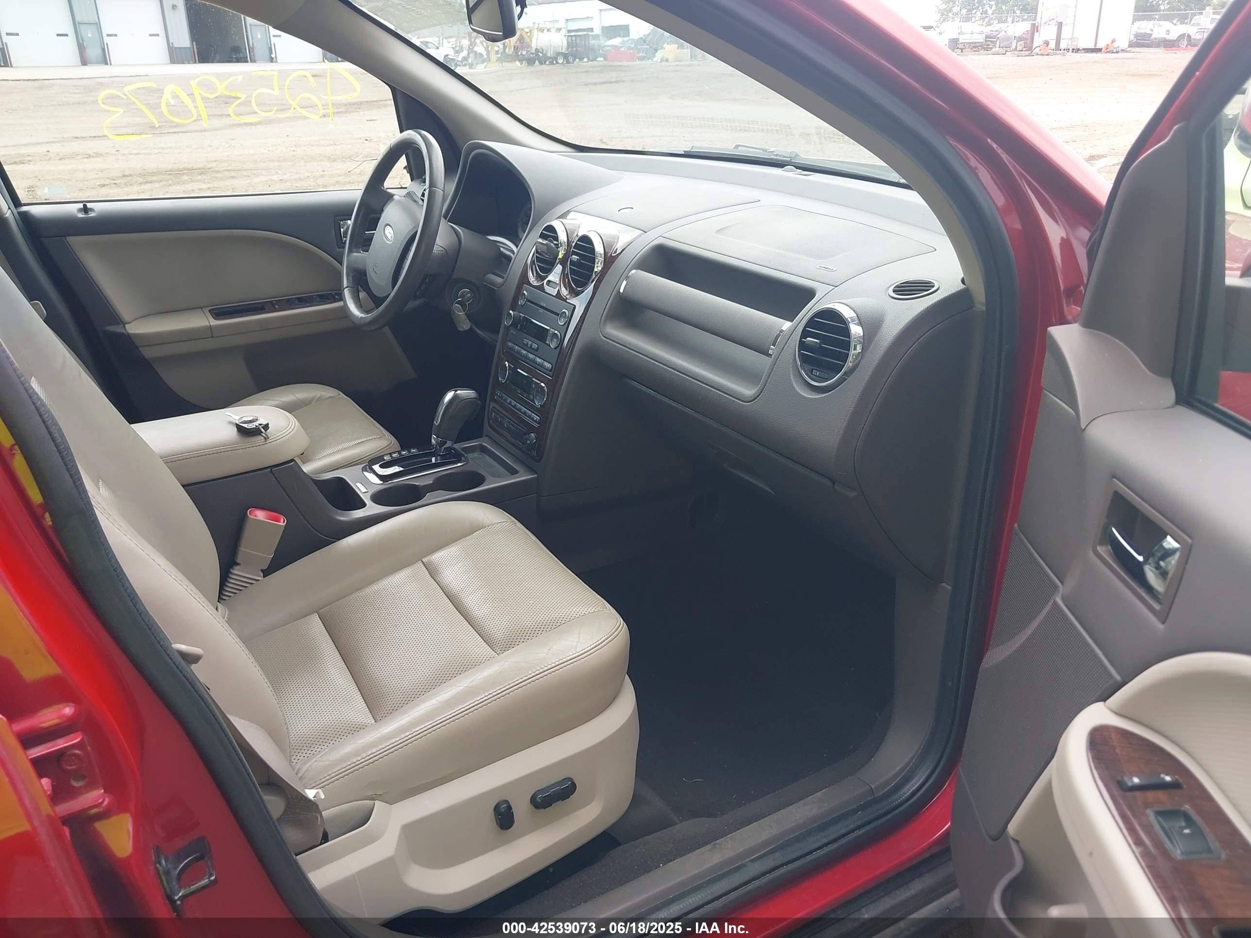 2009 Ford Taurus X Limited Red vin: 1FMDK03W89GA05006