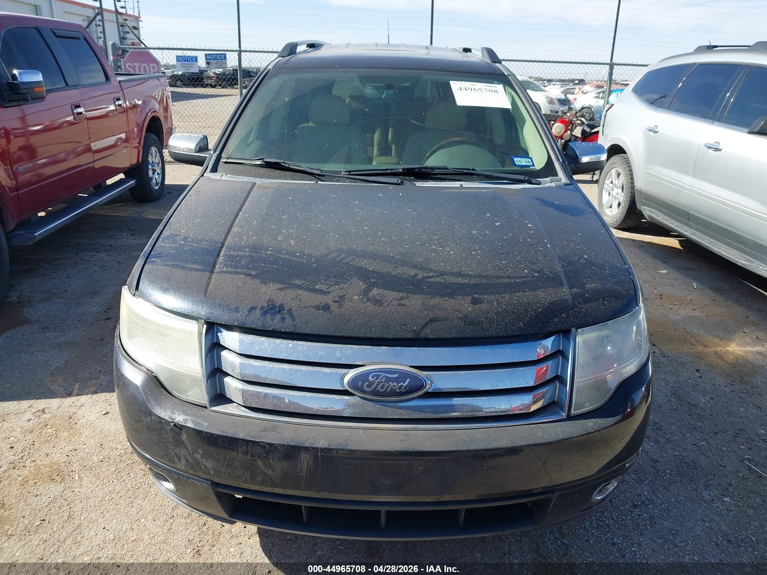 2008 Ford Taurus X Limited Black vin: 1FMDK03W98GA01285