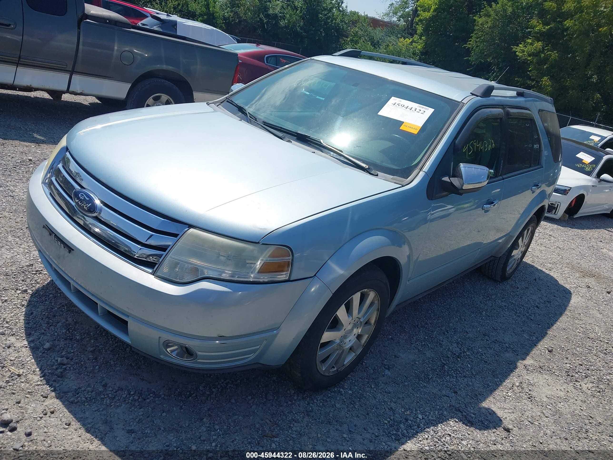 2008 Ford Taurus X Limited Silver vin: 1FMDK03W98GA12822