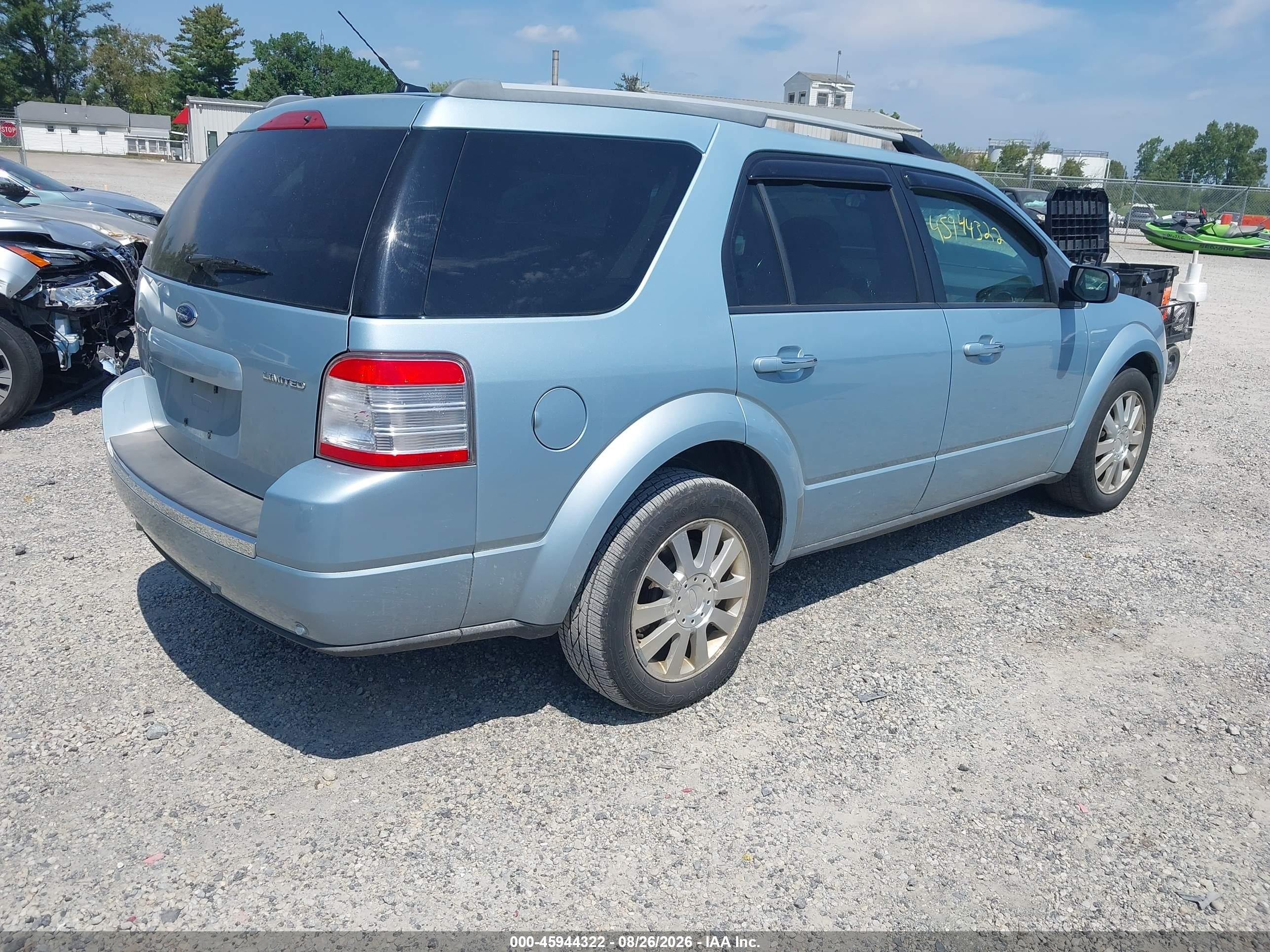 2008 Ford Taurus X Limited Silver vin: 1FMDK03W98GA12822