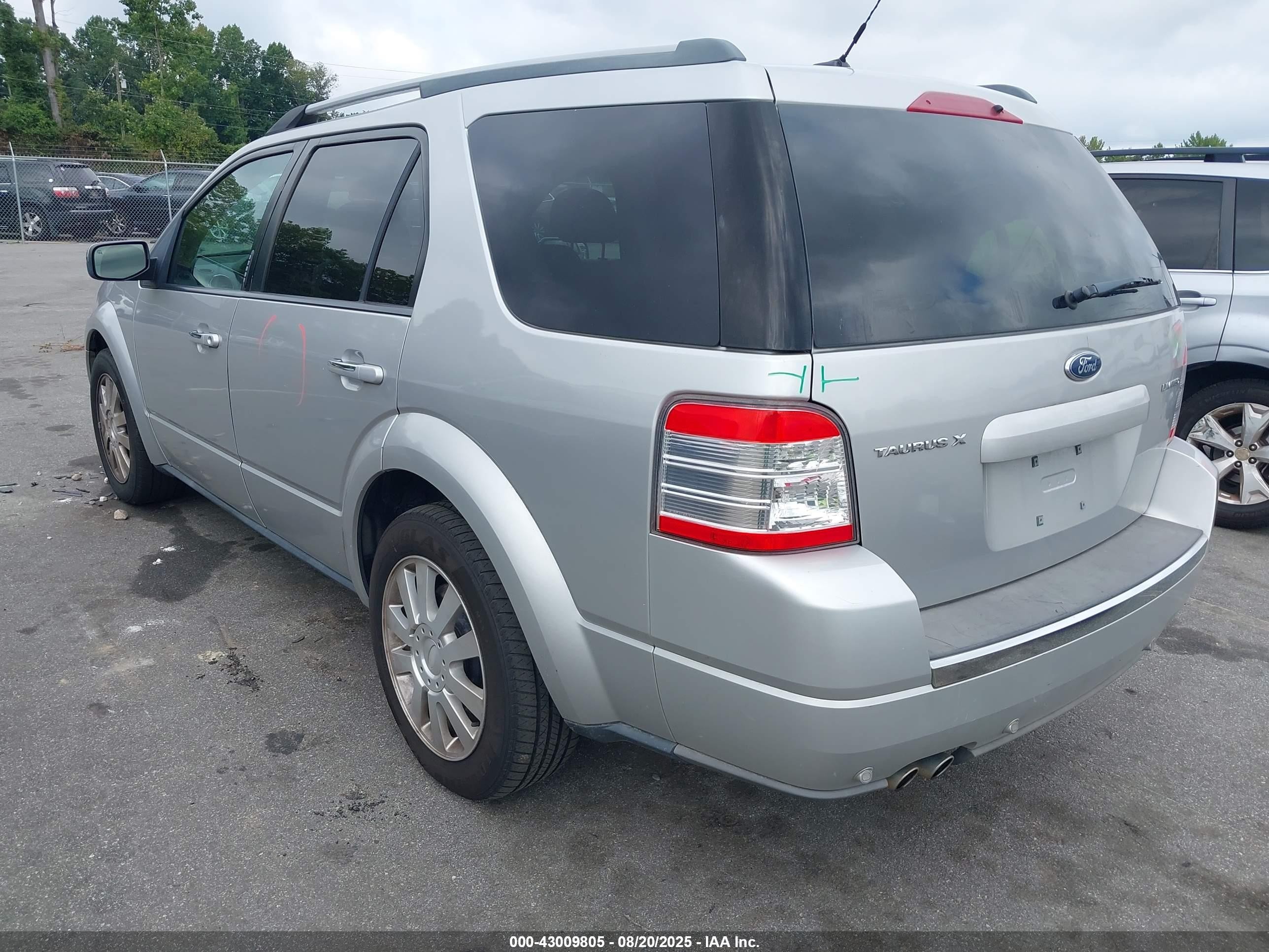 2009 Ford Taurus X Limited Gray vin: 1FMDK03W99GA05208