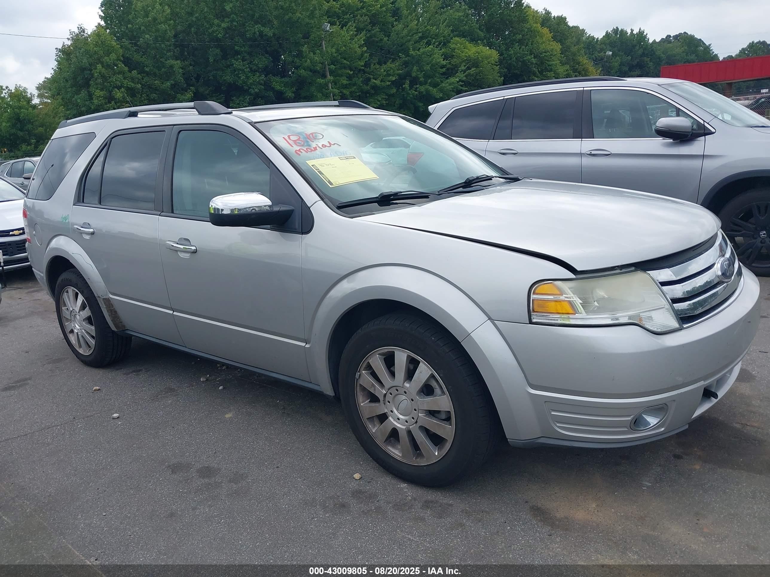 2009 Ford Taurus X Limited Gray vin: 1FMDK03W99GA05208
