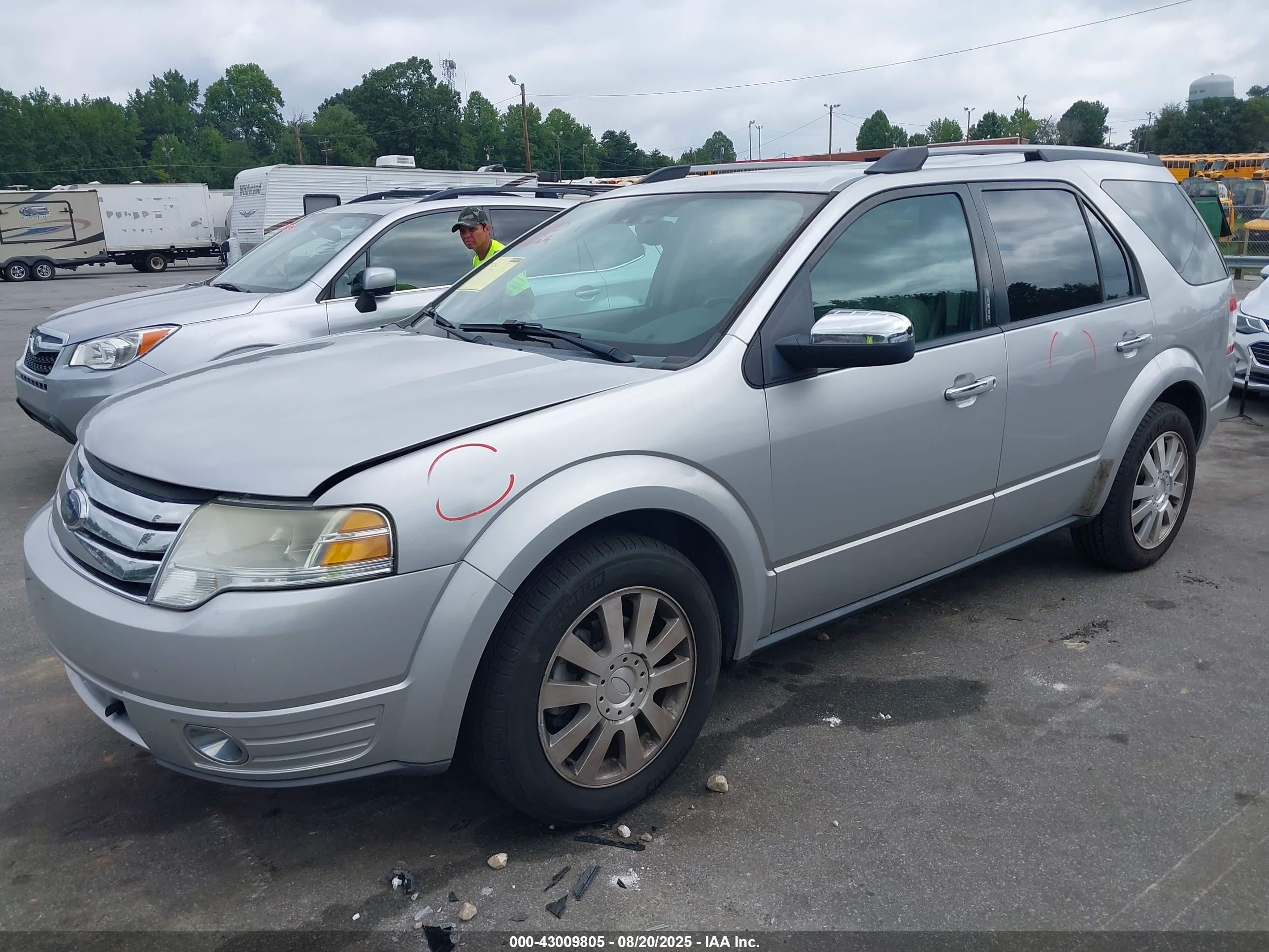 2009 Ford Taurus X Limited Gray vin: 1FMDK03W99GA05208