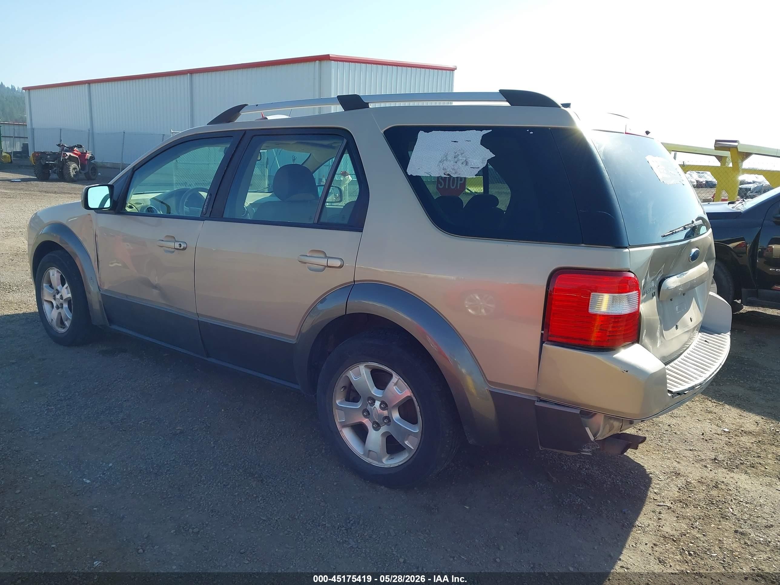 2007 Ford Freestyle Sel Gold vin: 1FMDK05177GA36049