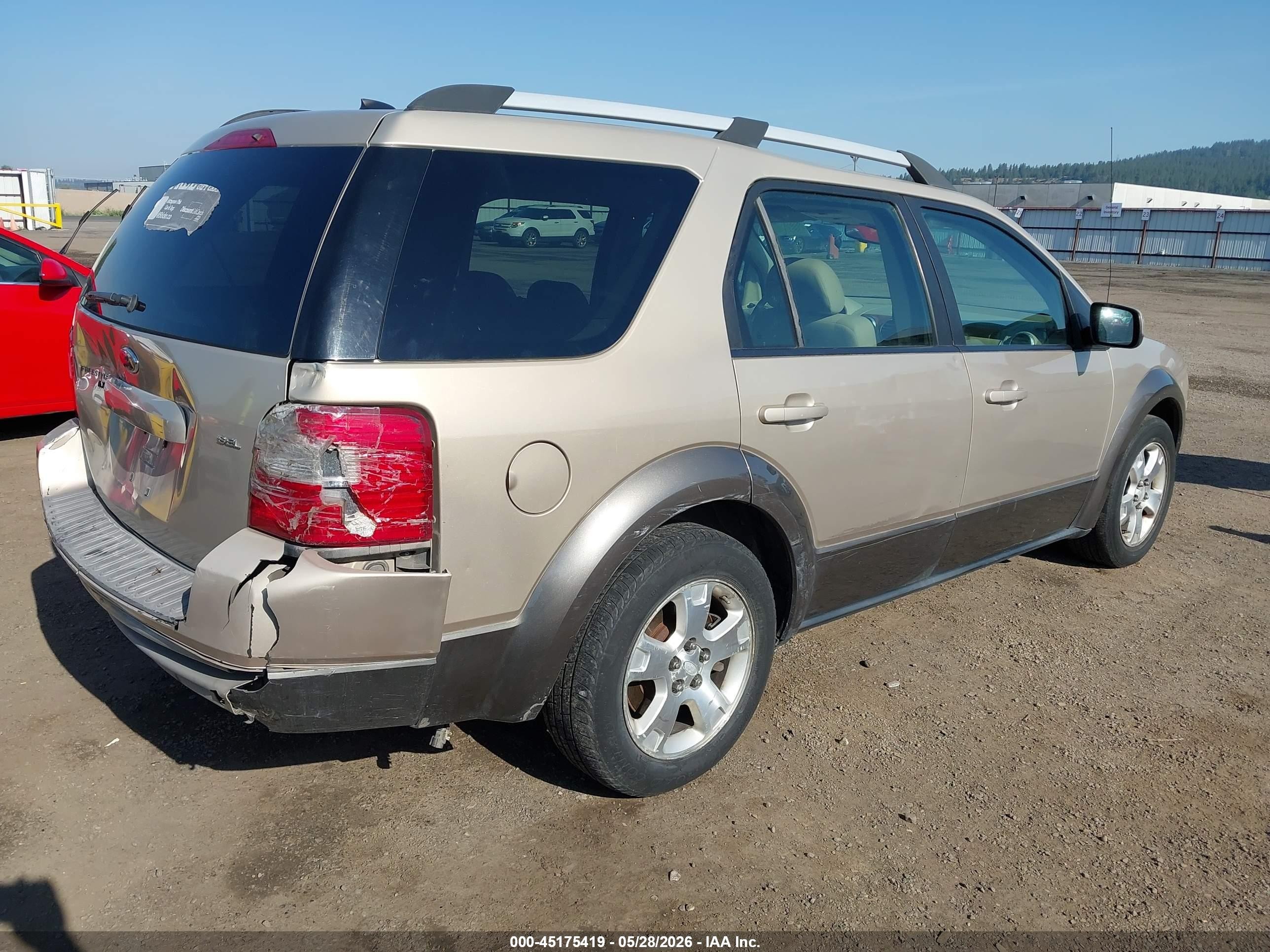 2007 Ford Freestyle Sel Gold vin: 1FMDK05177GA36049