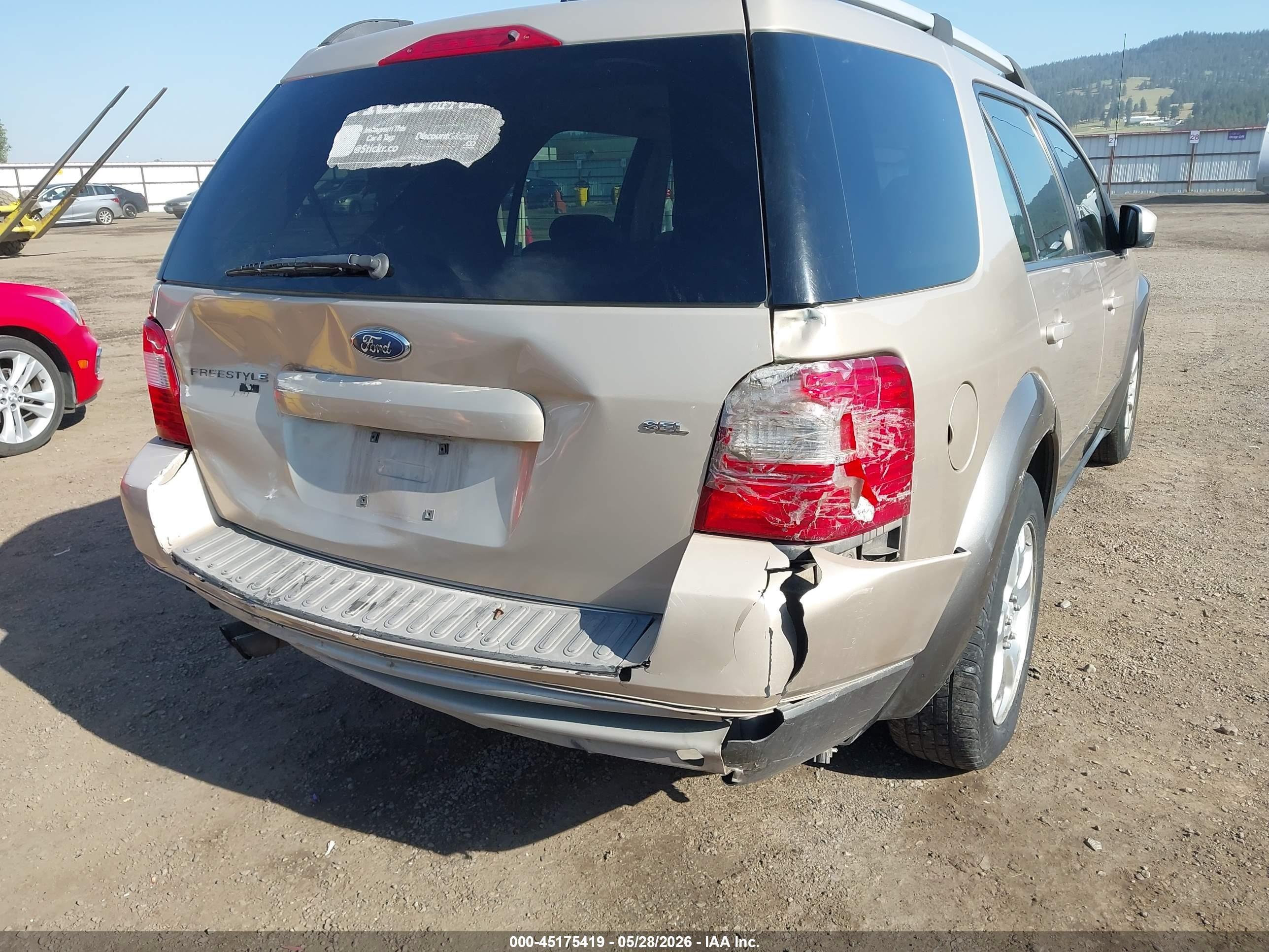 2007 Ford Freestyle Sel Gold vin: 1FMDK05177GA36049