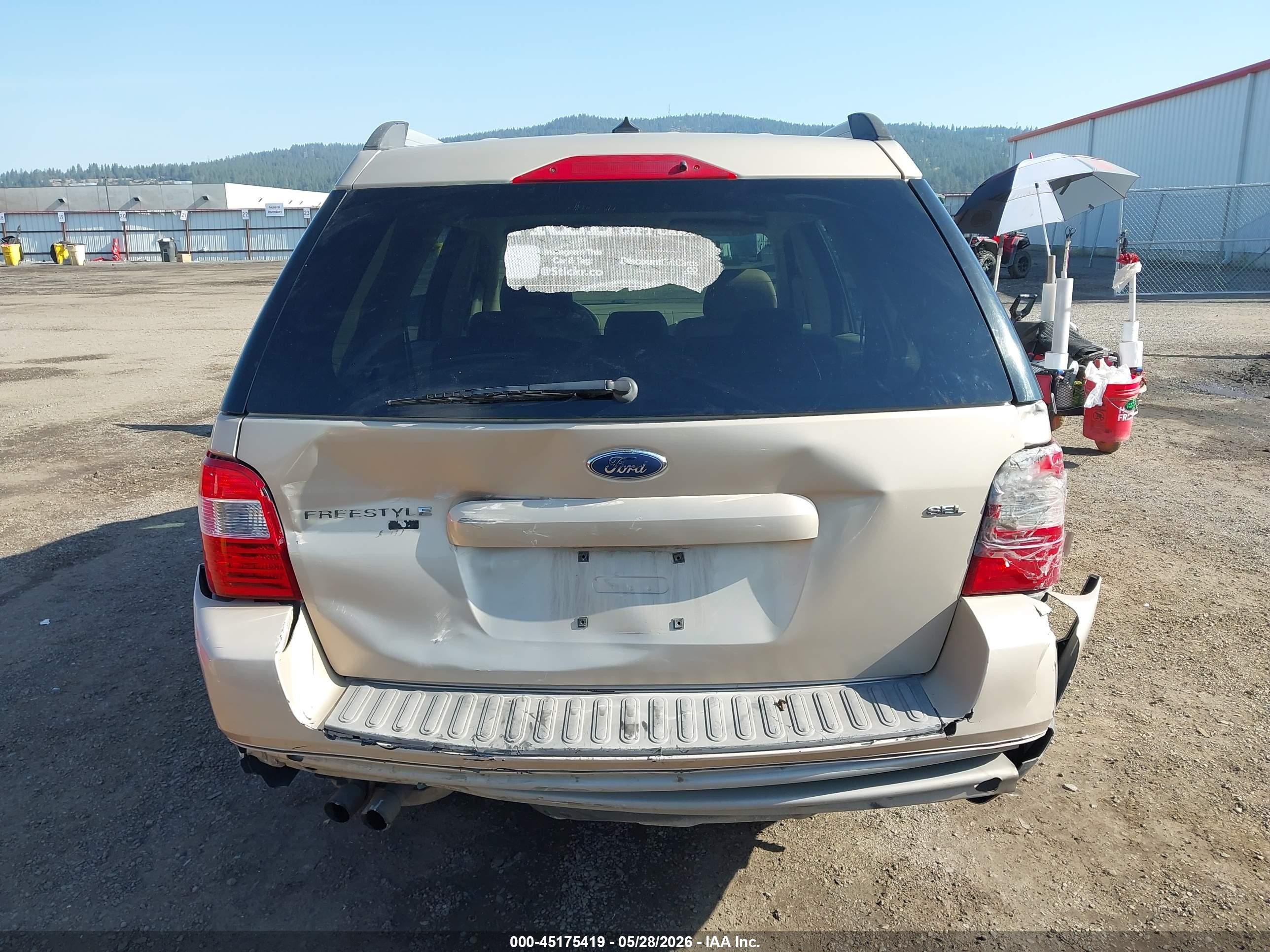 2007 Ford Freestyle Sel Gold vin: 1FMDK05177GA36049