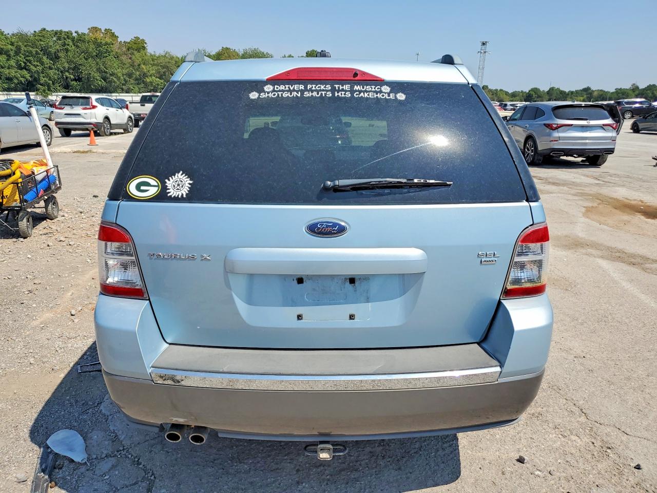 2008 Ford Taurus X Sel Turquoise vin: 1FMDK05W18GA38750