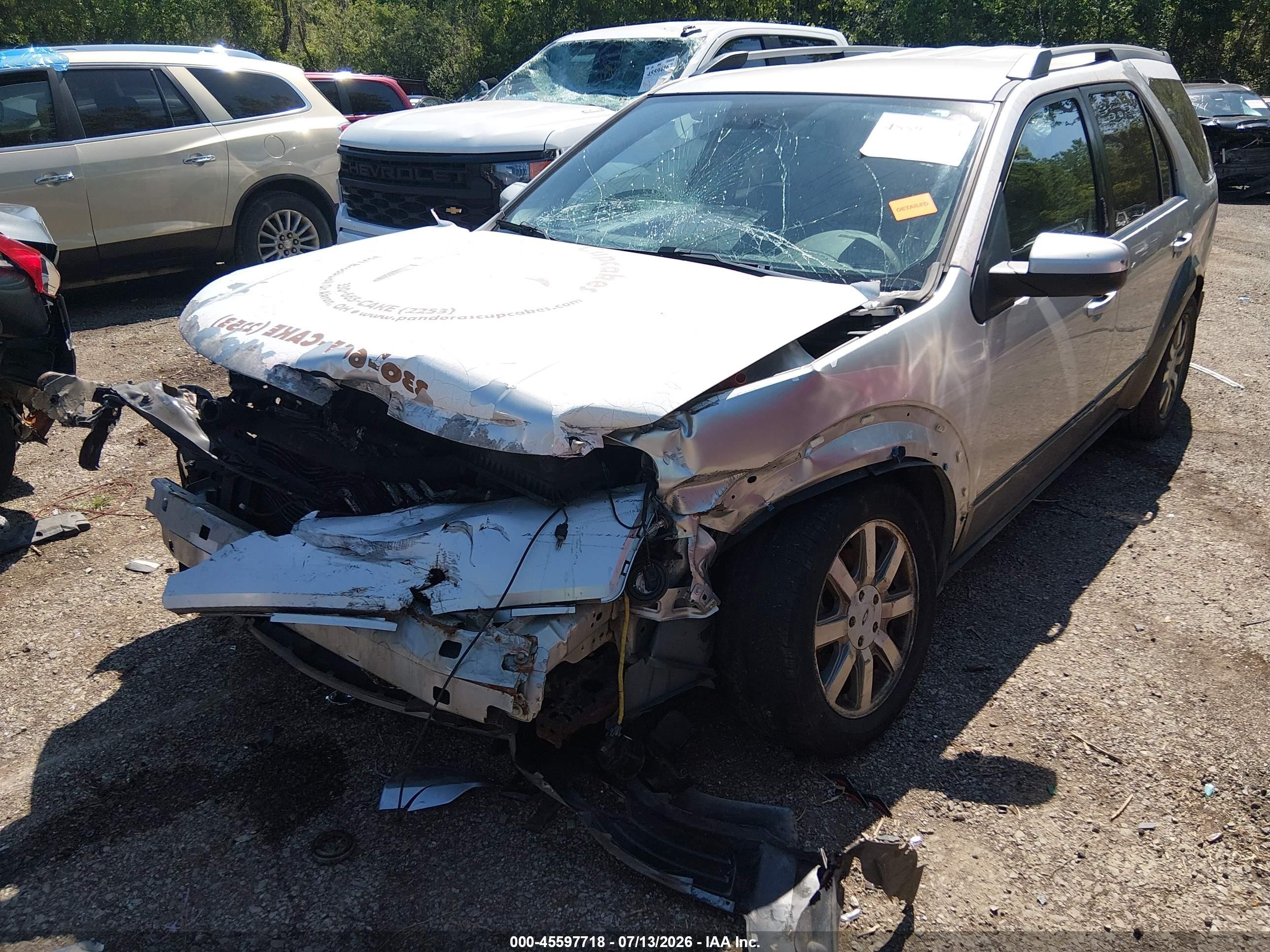 2009 Ford Taurus X Sel Silver vin: 1FMDK05W19GA01232