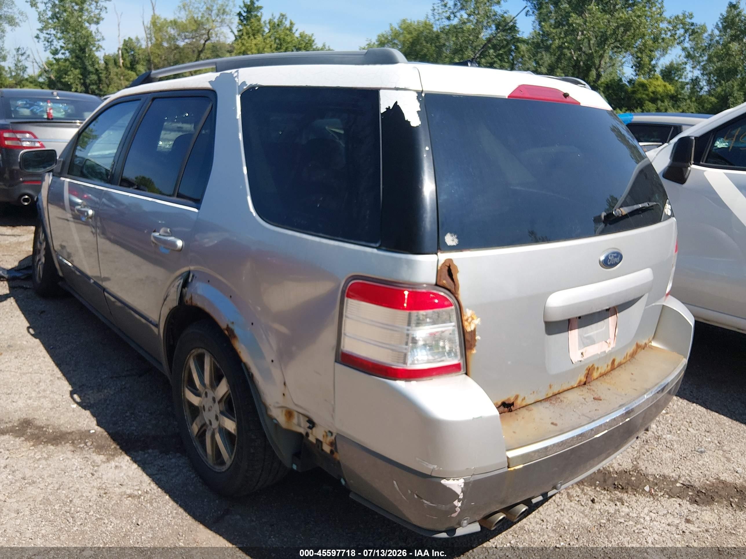 2009 Ford Taurus X Sel Silver vin: 1FMDK05W19GA01232