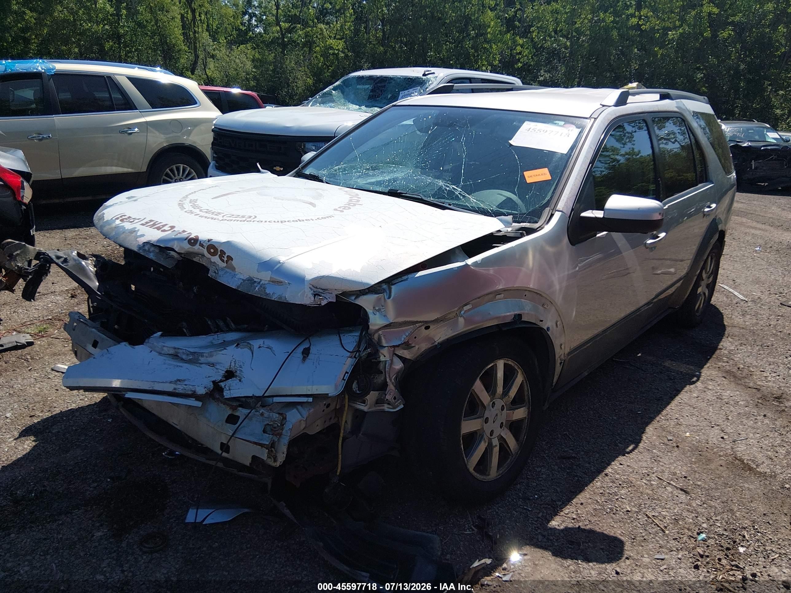 2009 Ford Taurus X Sel Silver vin: 1FMDK05W19GA01232