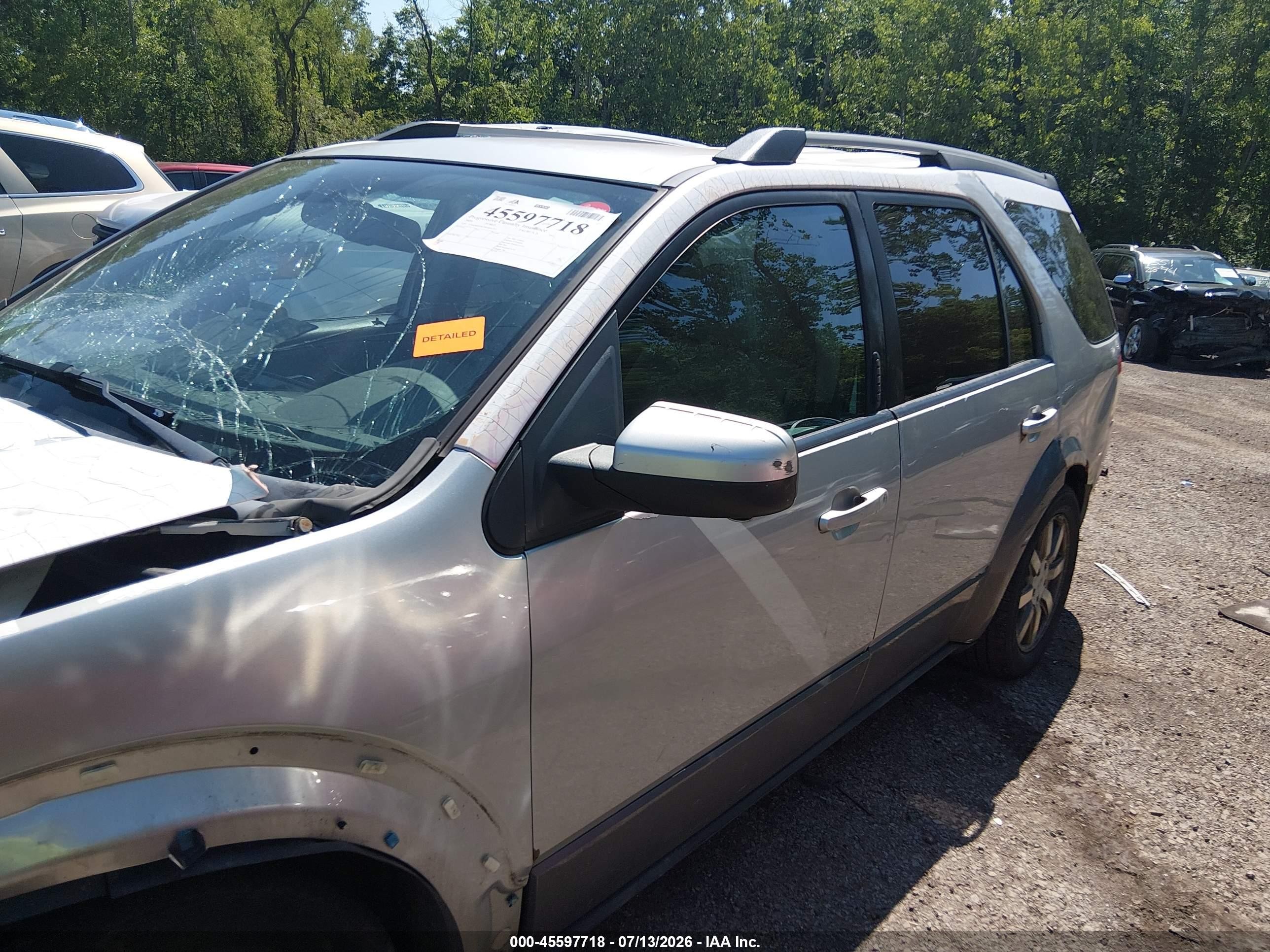 2009 Ford Taurus X Sel Silver vin: 1FMDK05W19GA01232