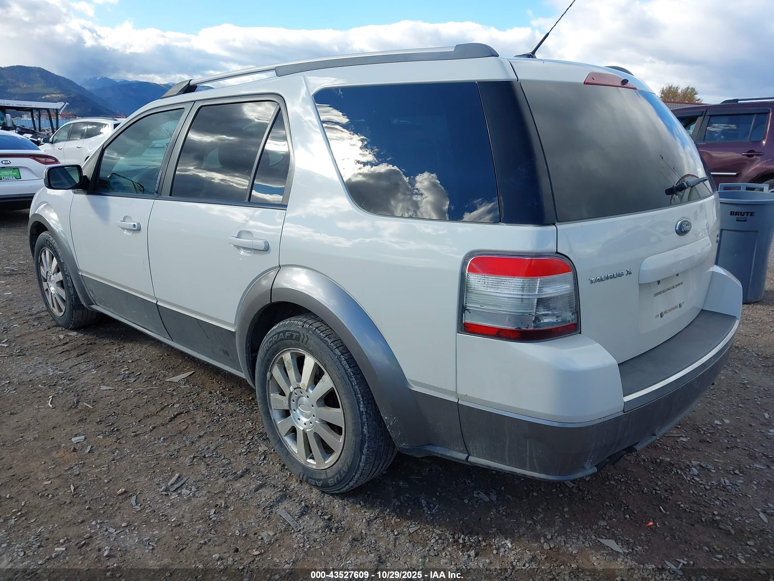 2009 Ford Taurus X Sel White vin: 1FMDK05W19GA06205