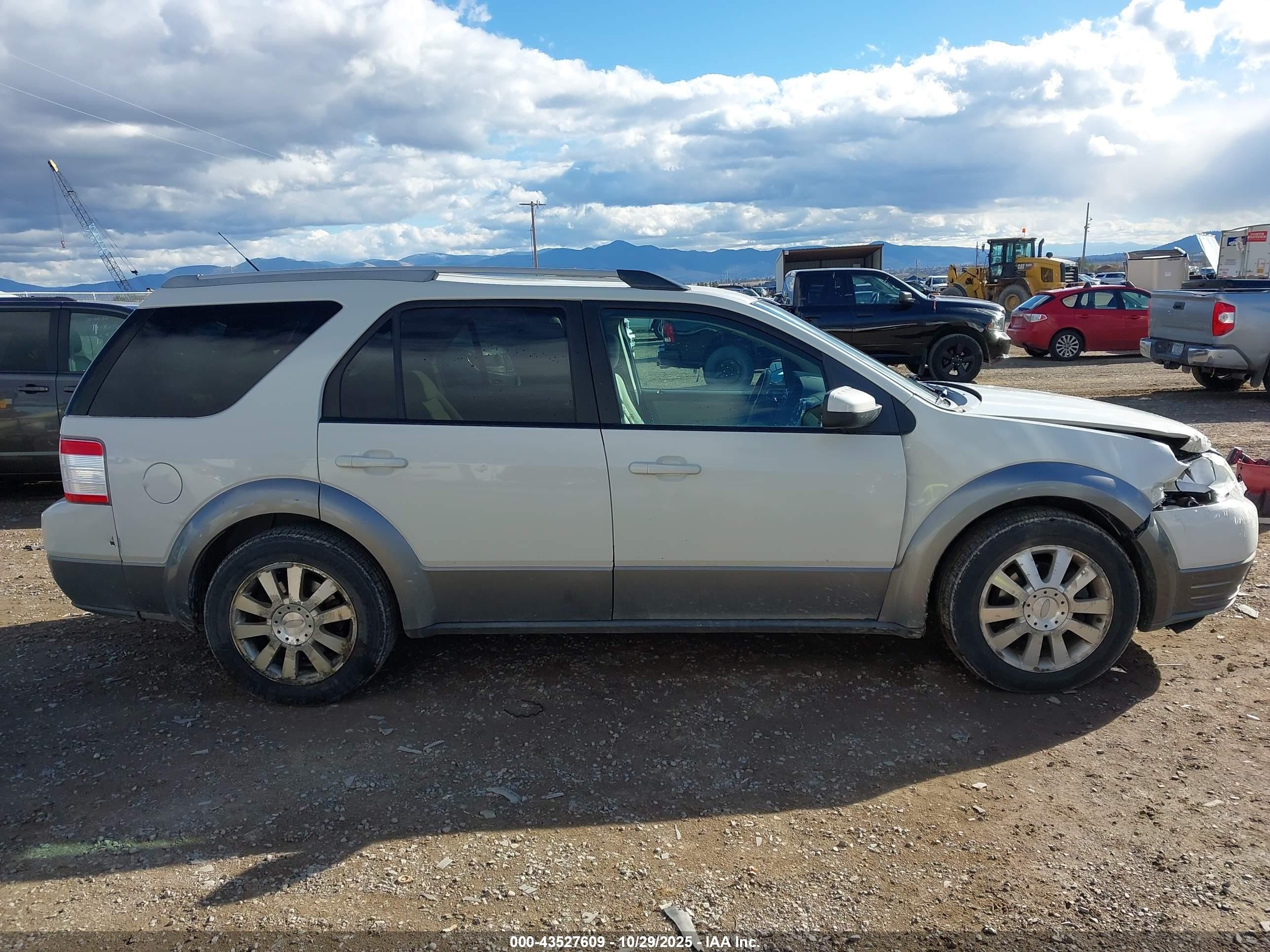 2009 Ford Taurus X Sel White vin: 1FMDK05W19GA06205