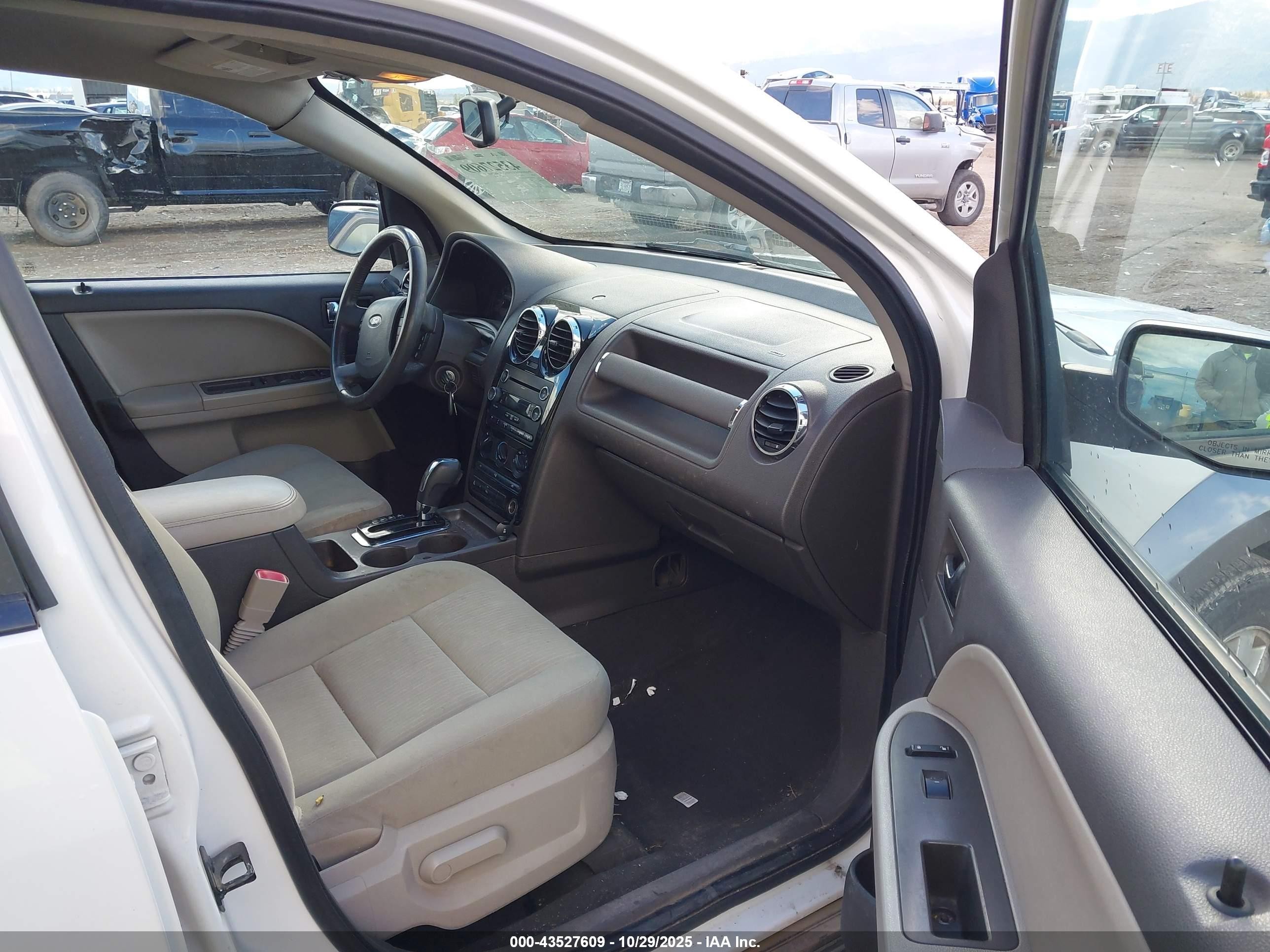 2009 Ford Taurus X Sel White vin: 1FMDK05W19GA06205