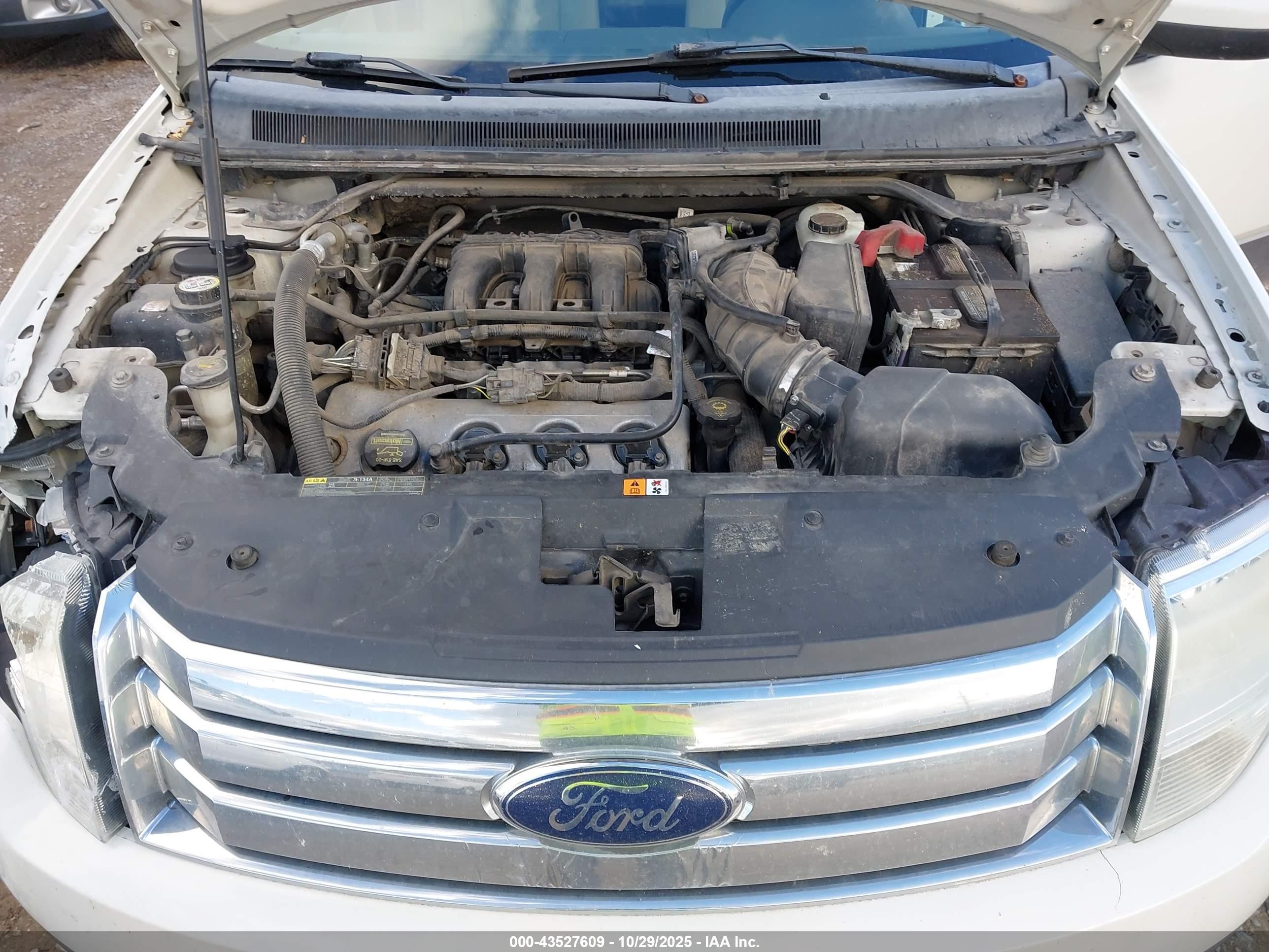 2009 Ford Taurus X Sel White vin: 1FMDK05W19GA06205