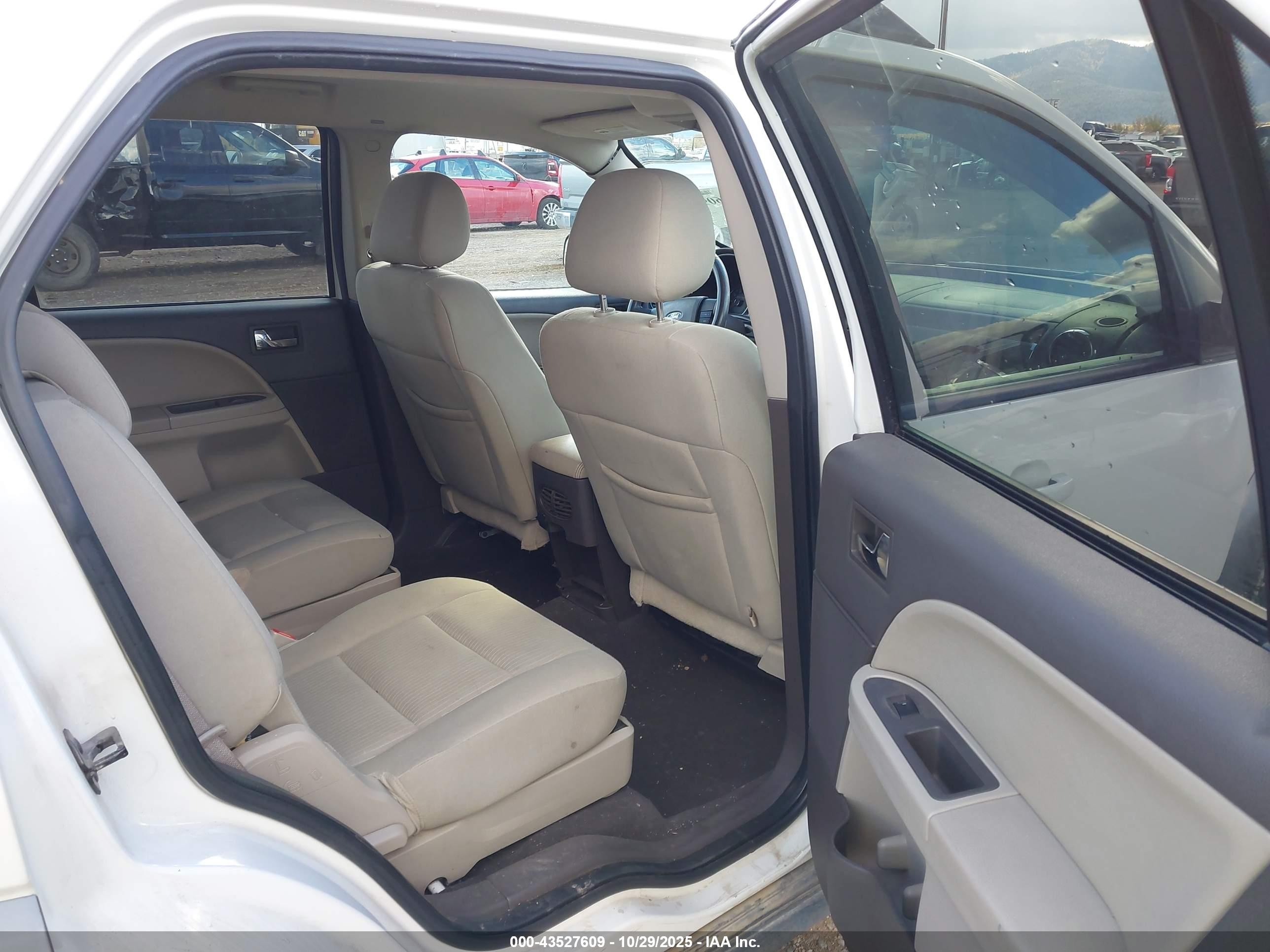 2009 Ford Taurus X Sel White vin: 1FMDK05W19GA06205