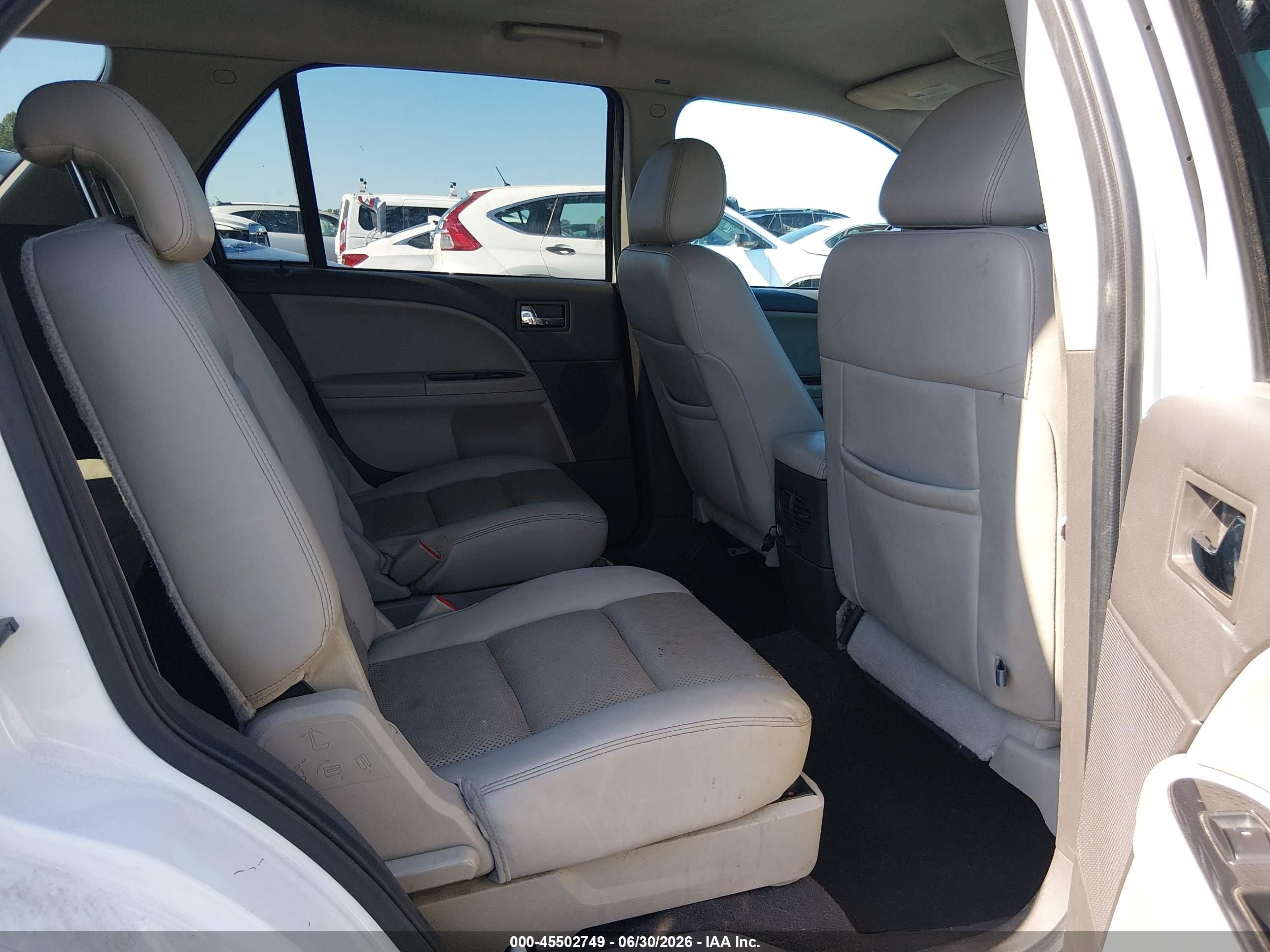 2008 Ford Taurus X Sel White vin: 1FMDK05W28GA33170