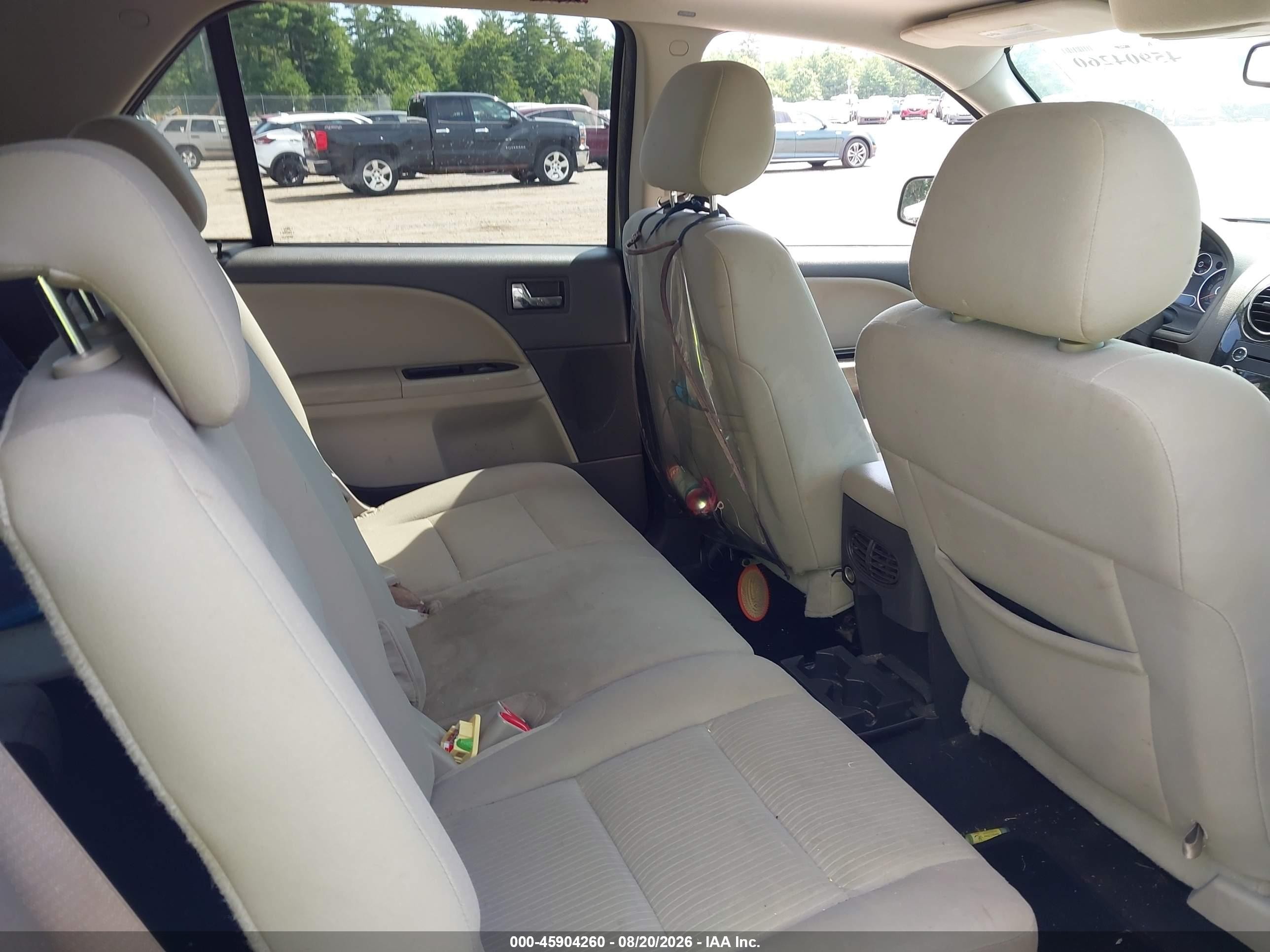 2008 Ford Taurus X Sel White vin: 1FMDK05W38GA19648