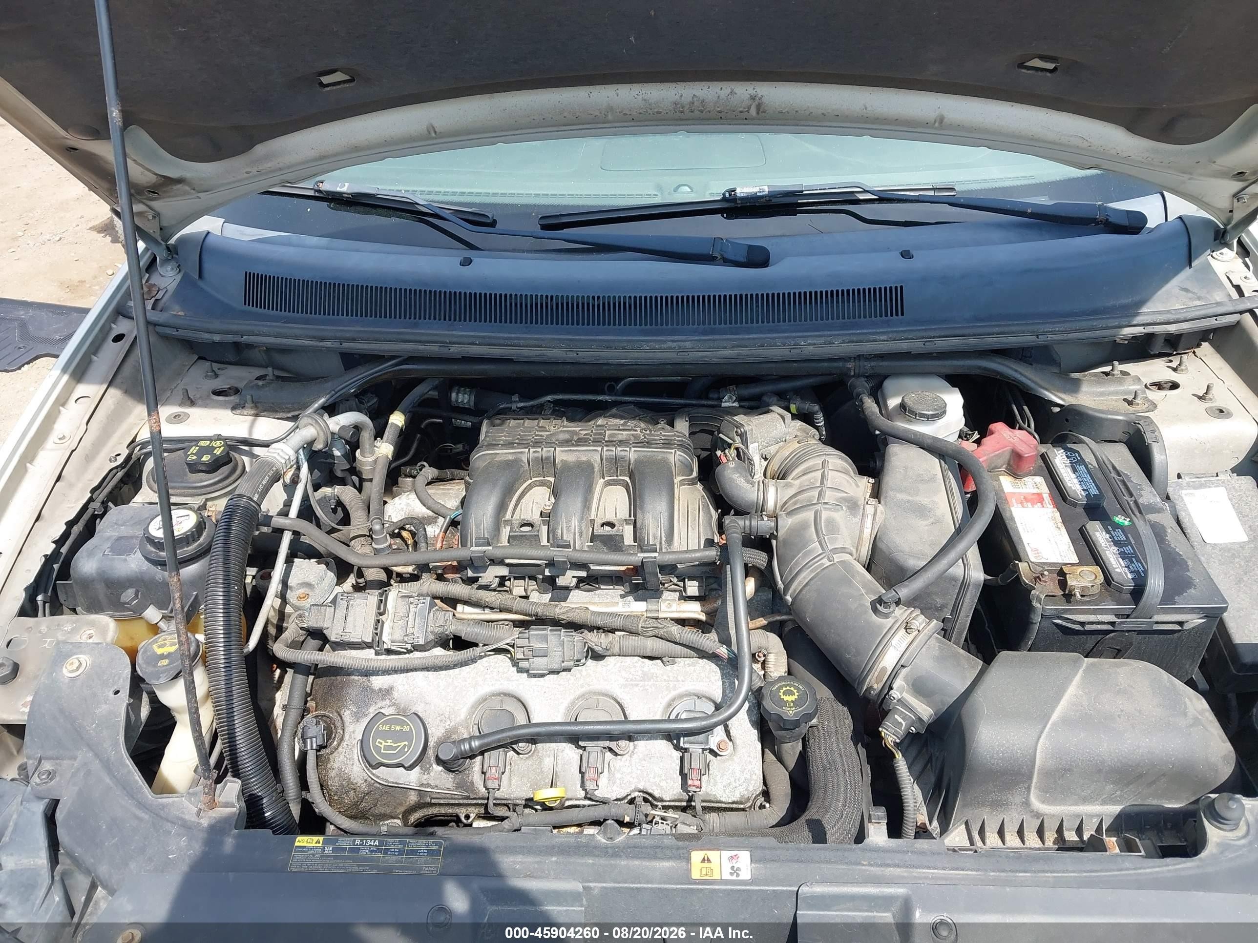 2008 Ford Taurus X Sel White vin: 1FMDK05W38GA19648