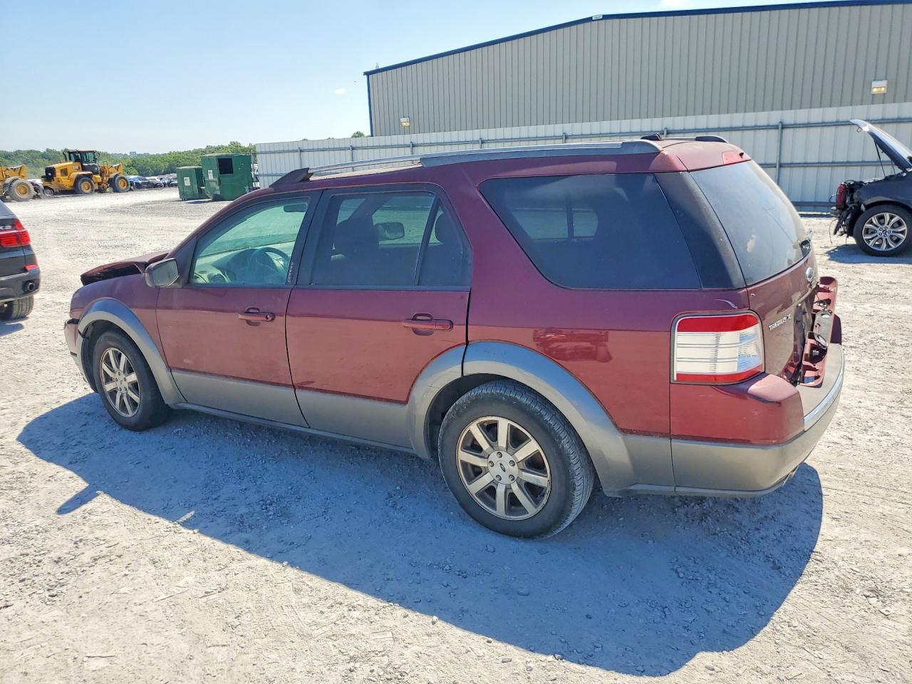 2008 Ford Taurus X Sel Burgundy vin: 1FMDK05W38GA44209