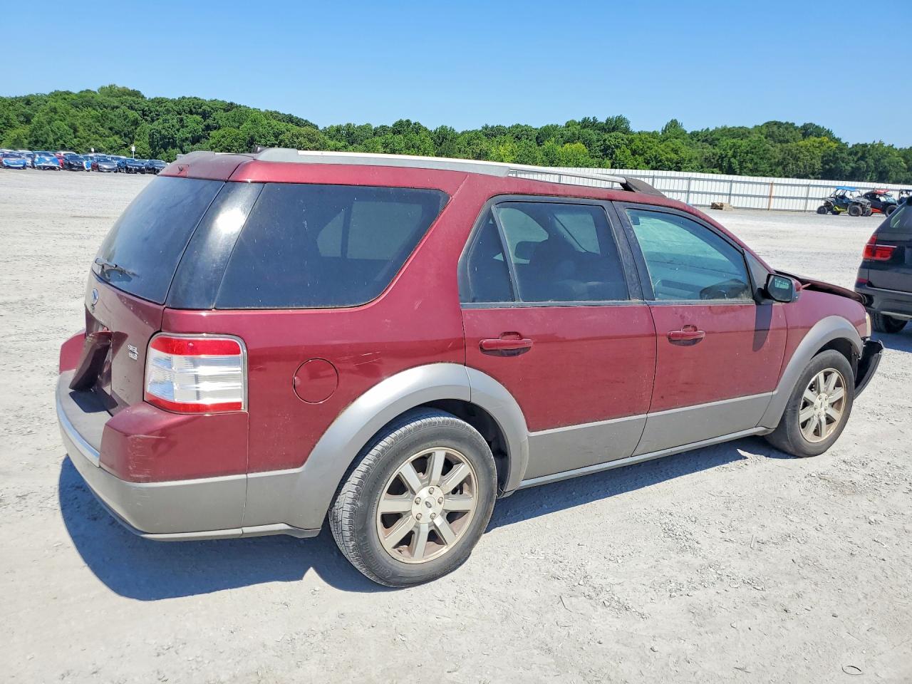 2008 Ford Taurus X Sel Burgundy vin: 1FMDK05W38GA44209