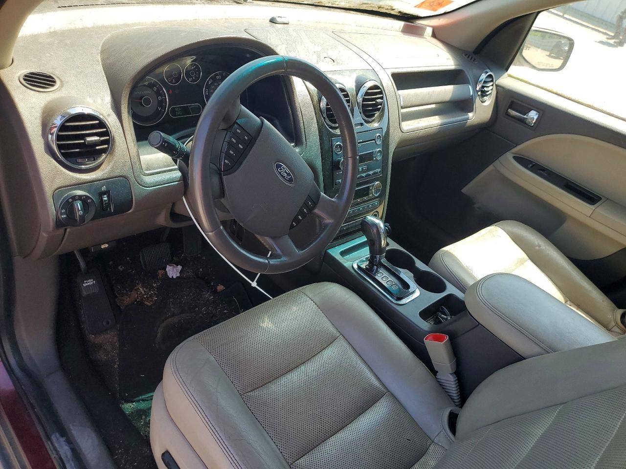 2008 Ford Taurus X Sel Burgundy vin: 1FMDK05W38GA44209