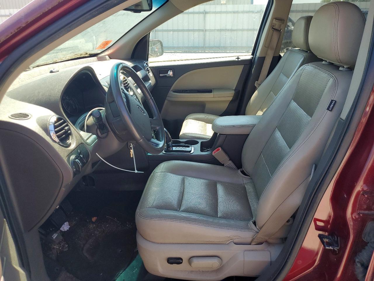 2008 Ford Taurus X Sel Burgundy vin: 1FMDK05W38GA44209