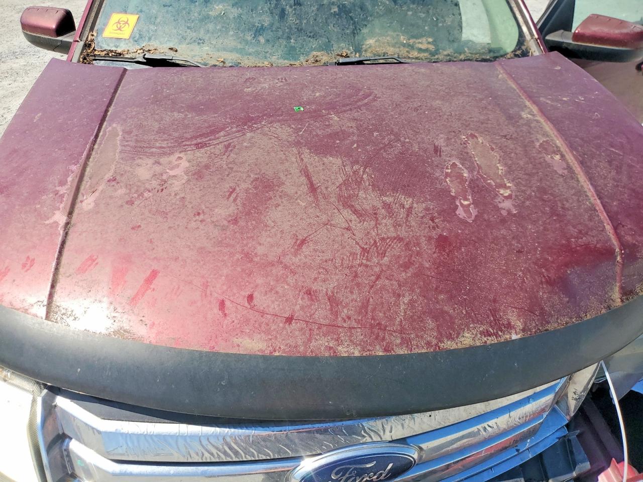 2008 Ford Taurus X Sel Burgundy vin: 1FMDK05W38GA44209