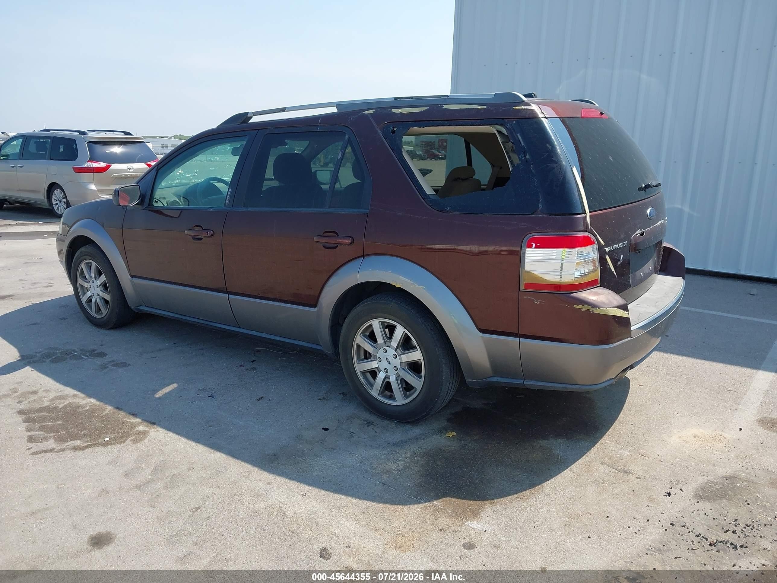2009 Ford Taurus X Sel Maroon vin: 1FMDK05W79GA06385