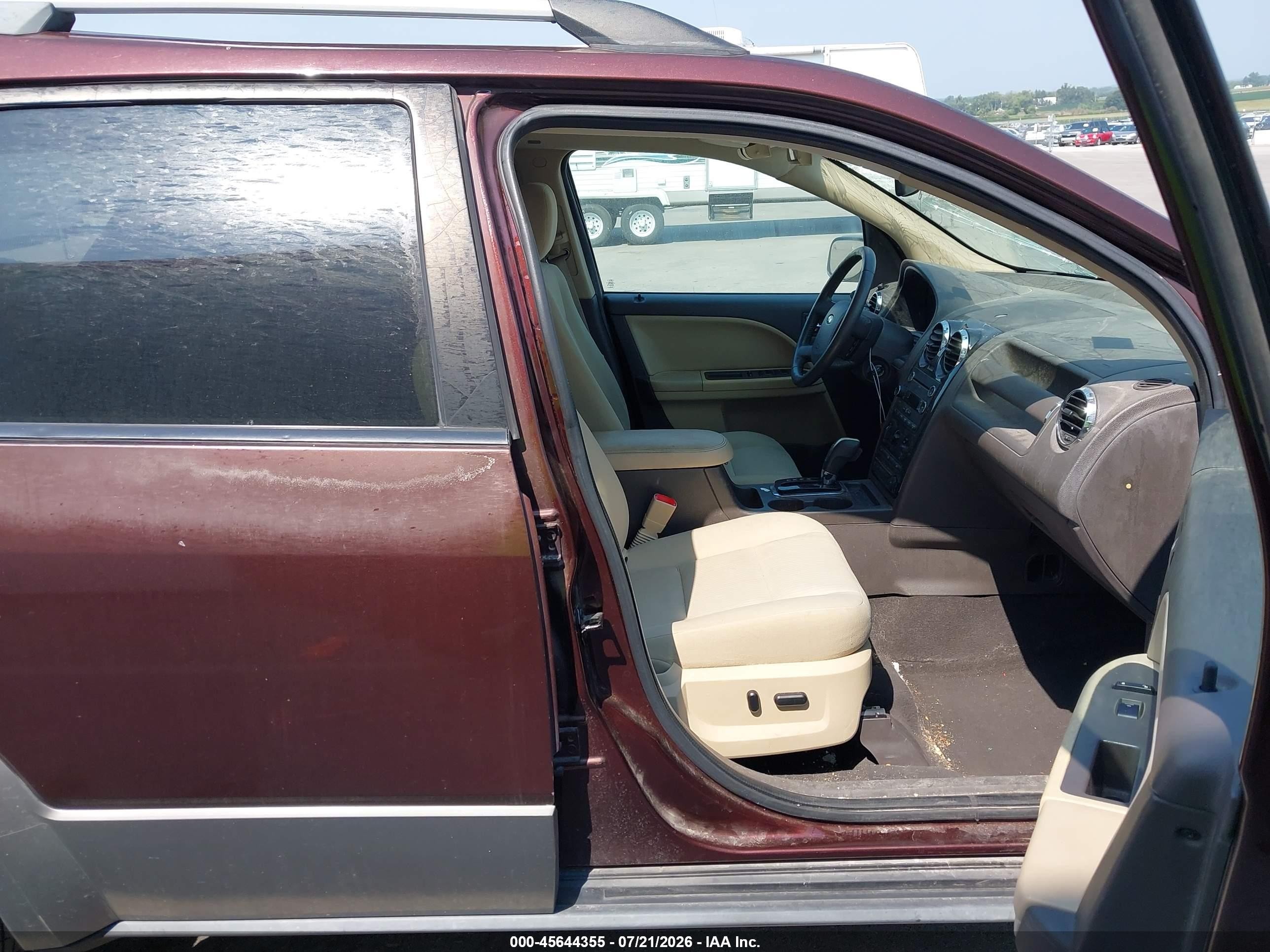 2009 Ford Taurus X Sel Maroon vin: 1FMDK05W79GA06385