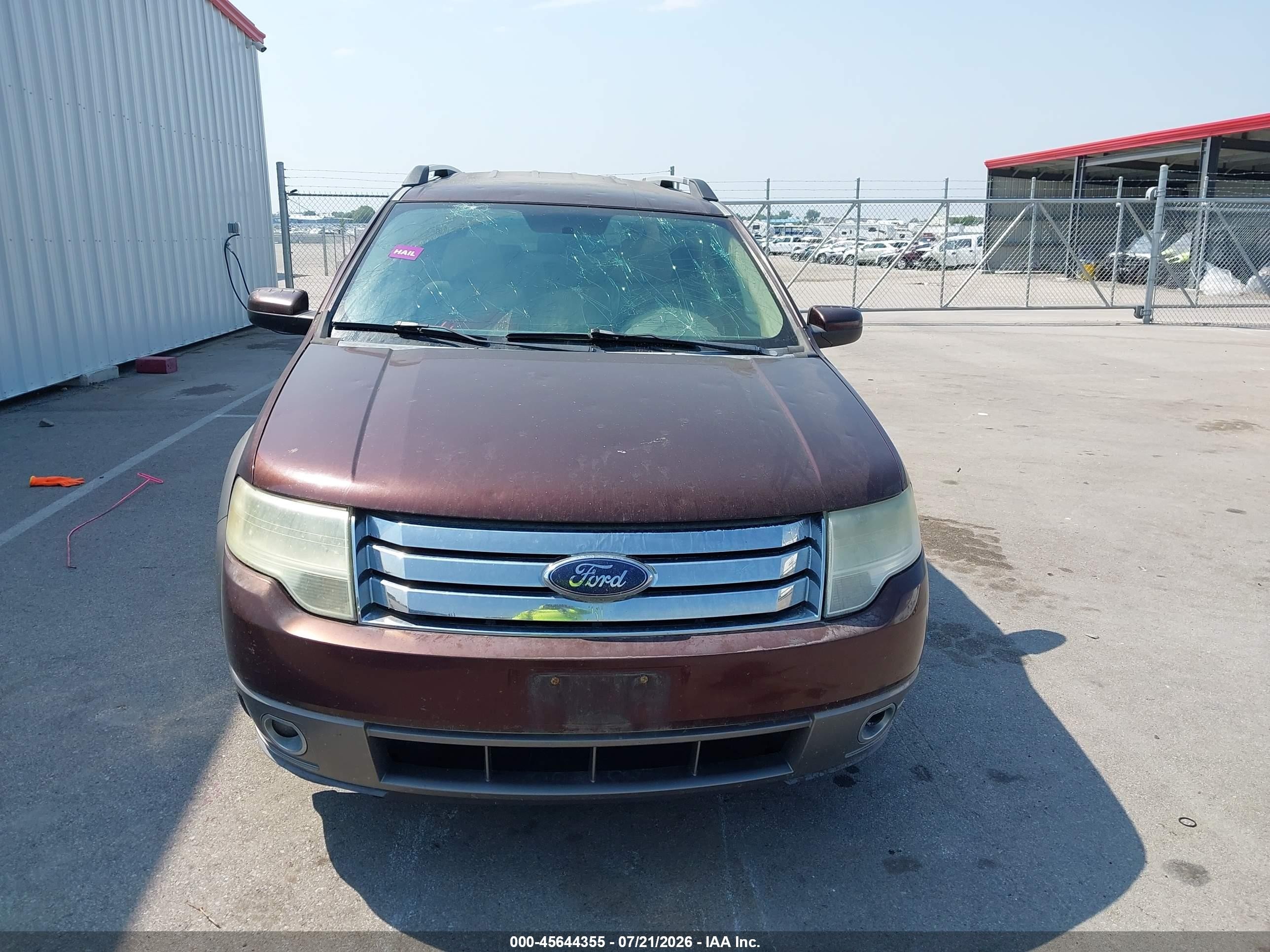 2009 Ford Taurus X Sel Maroon vin: 1FMDK05W79GA06385
