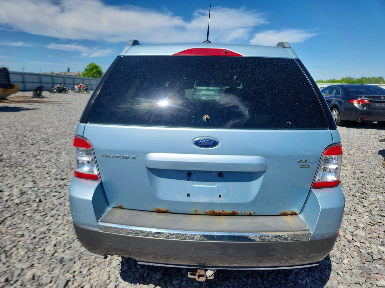 2008 Ford Taurus X Sel Blue vin: 1FMDK05WX8GA38553