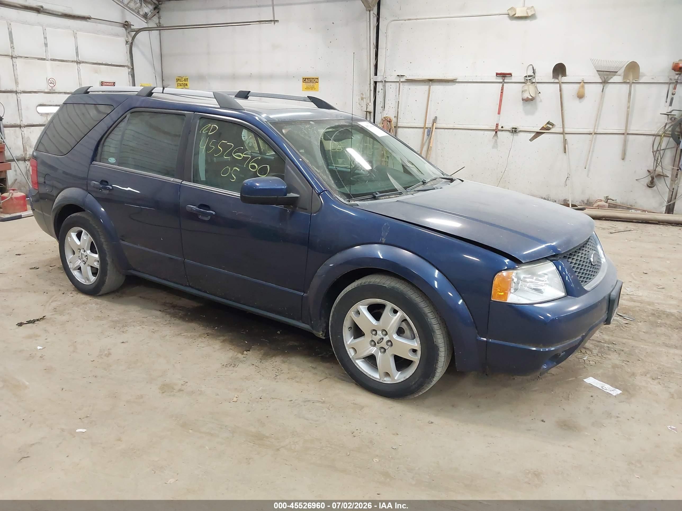 2005 Ford Freestyle Limited Blue vin: 1FMDK06125GA08655