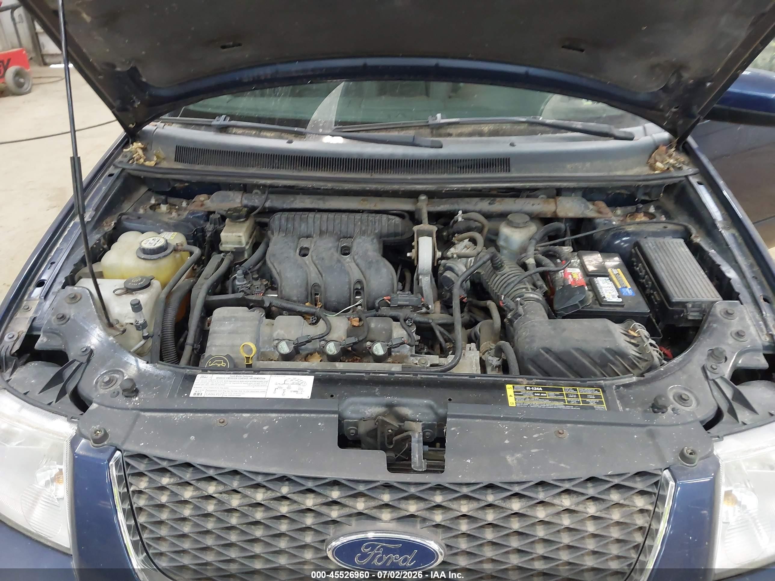 2005 Ford Freestyle Limited Синий vin: 1FMDK06125GA08655