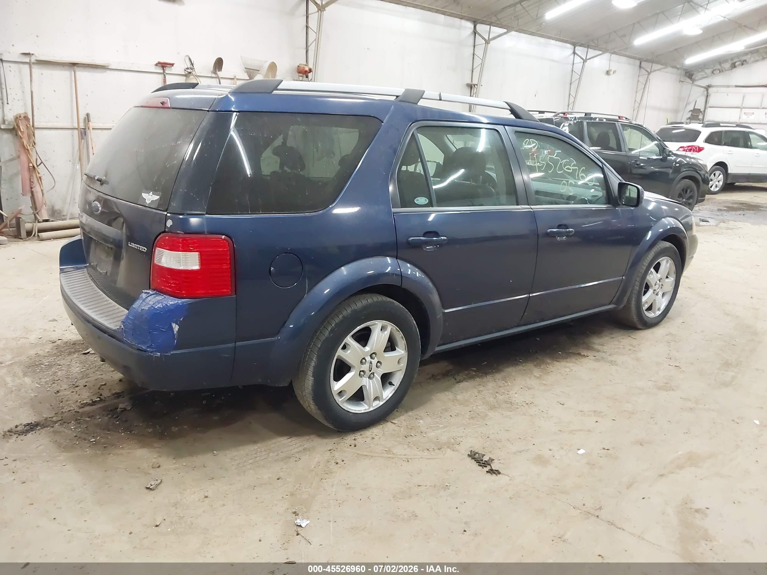 2005 Ford Freestyle Limited Синий vin: 1FMDK06125GA08655