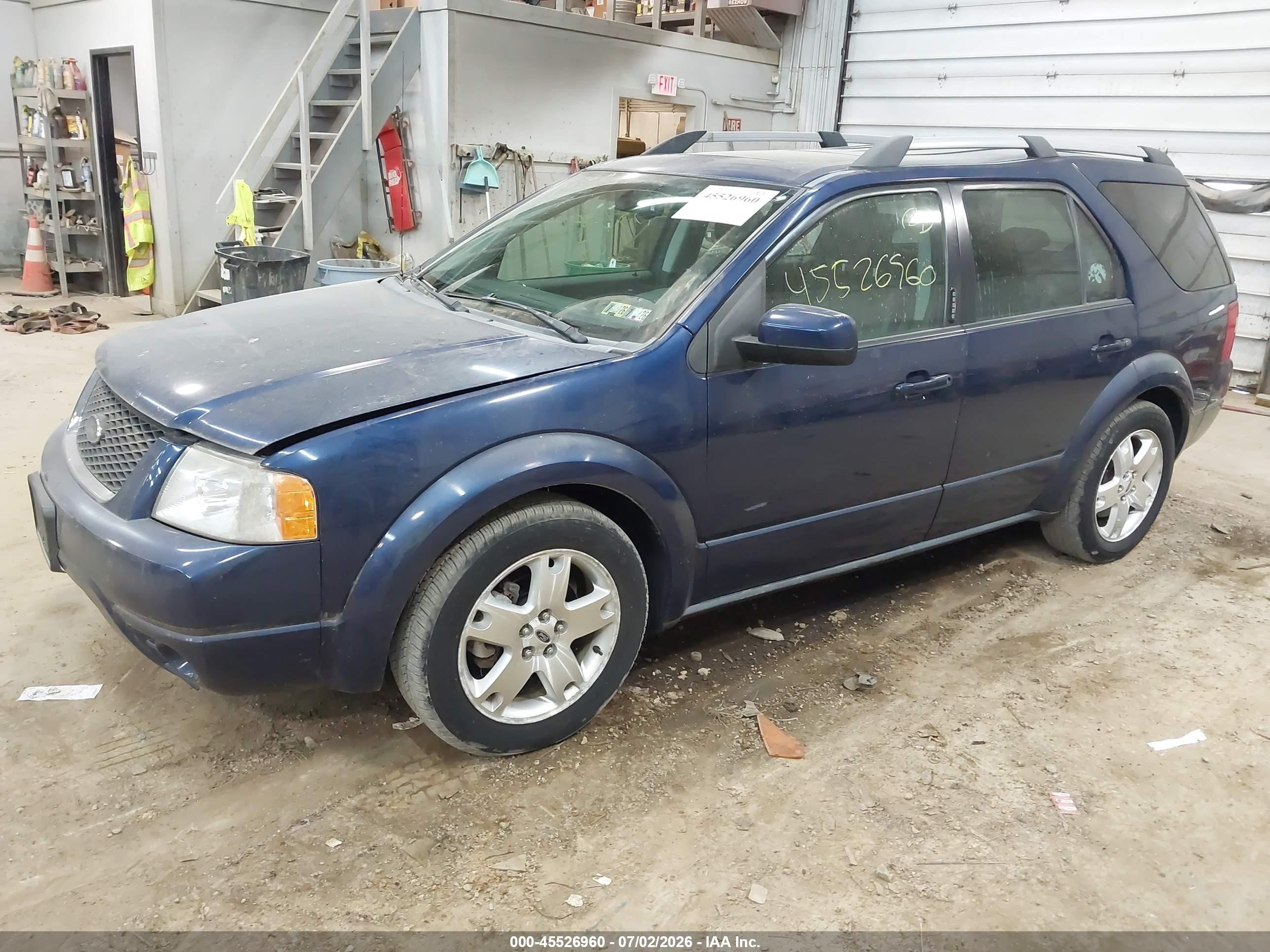 2005 Ford Freestyle Limited Синий vin: 1FMDK06125GA08655