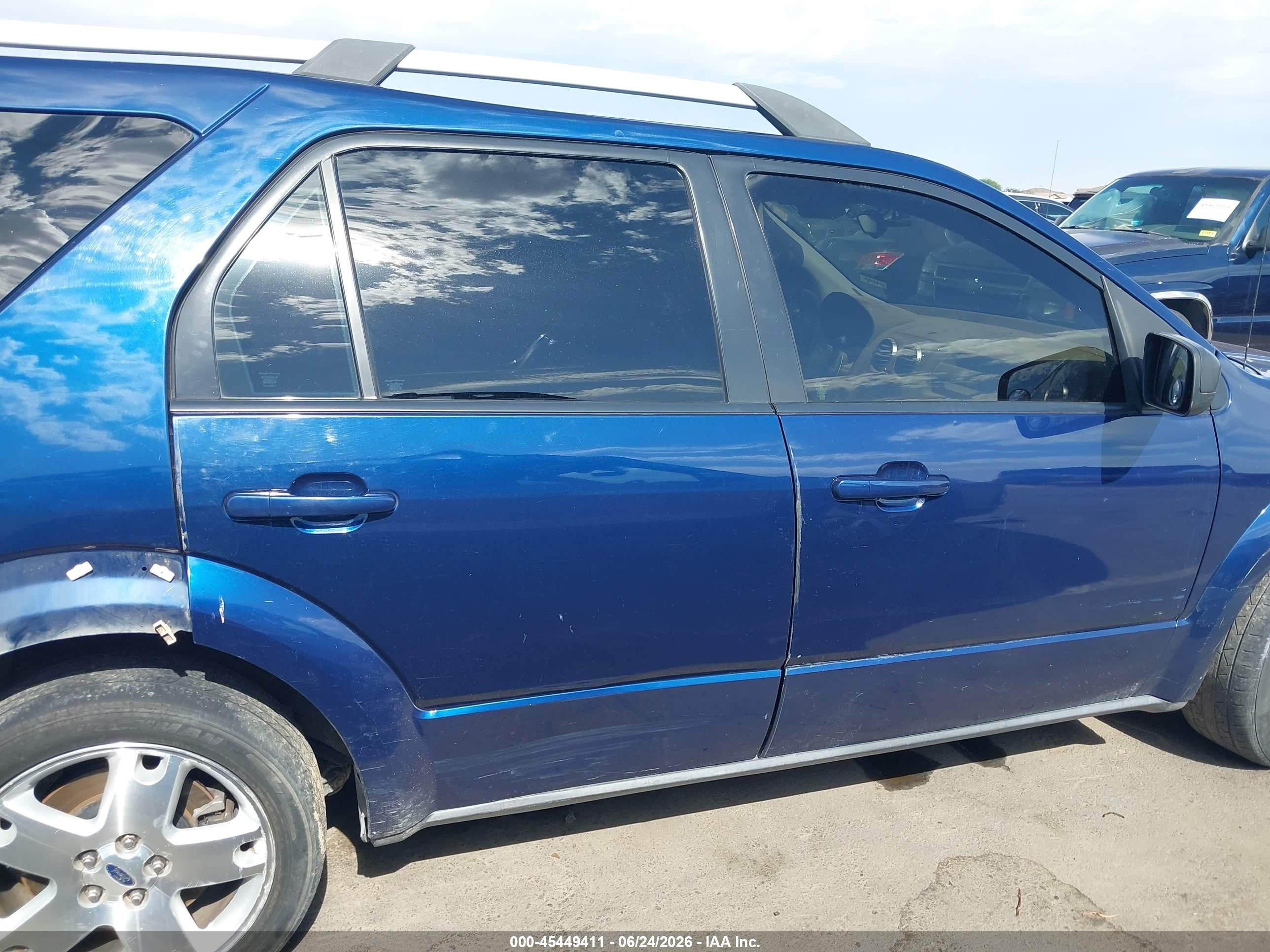 2005 Ford Freestyle Limited Blue vin: 1FMDK06145GA72695