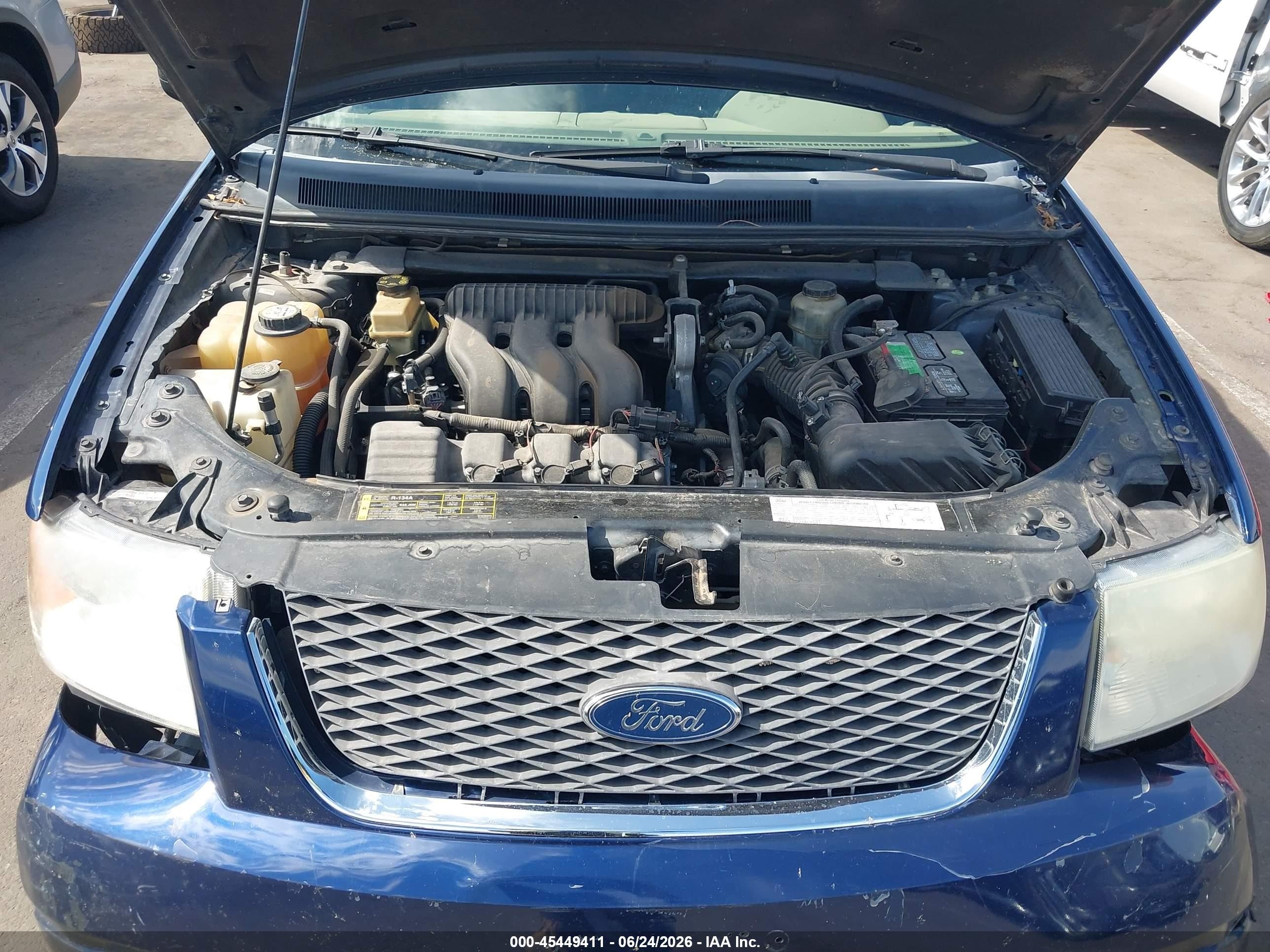 2005 Ford Freestyle Limited Blue vin: 1FMDK06145GA72695