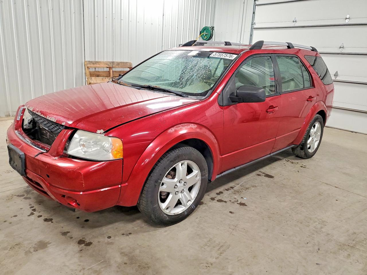 2007 Ford Freestyle Limited Red vin: 1FMDK06147GA16095